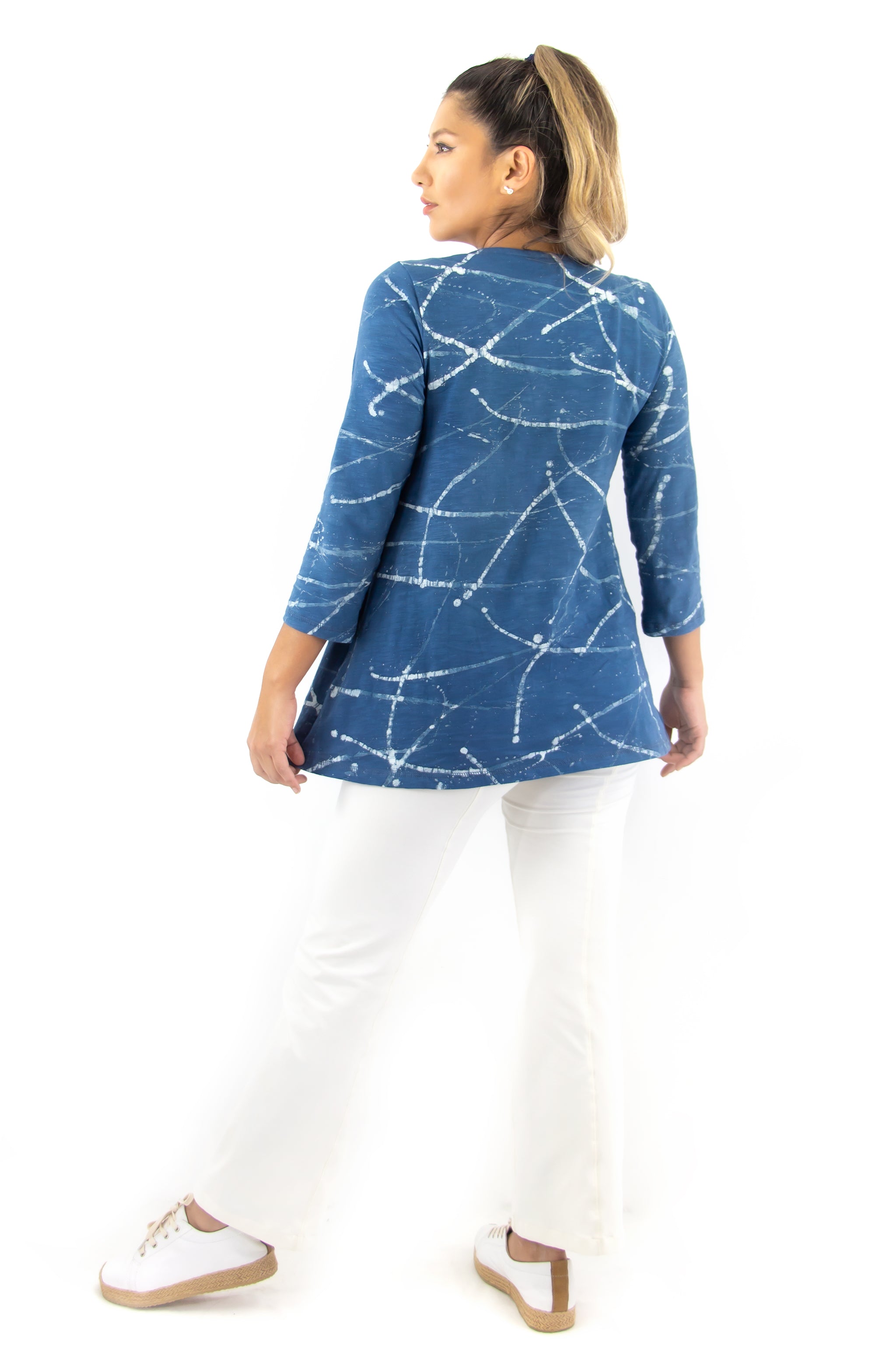 EZPZ Tunic 5070.2 - Collide Indigo