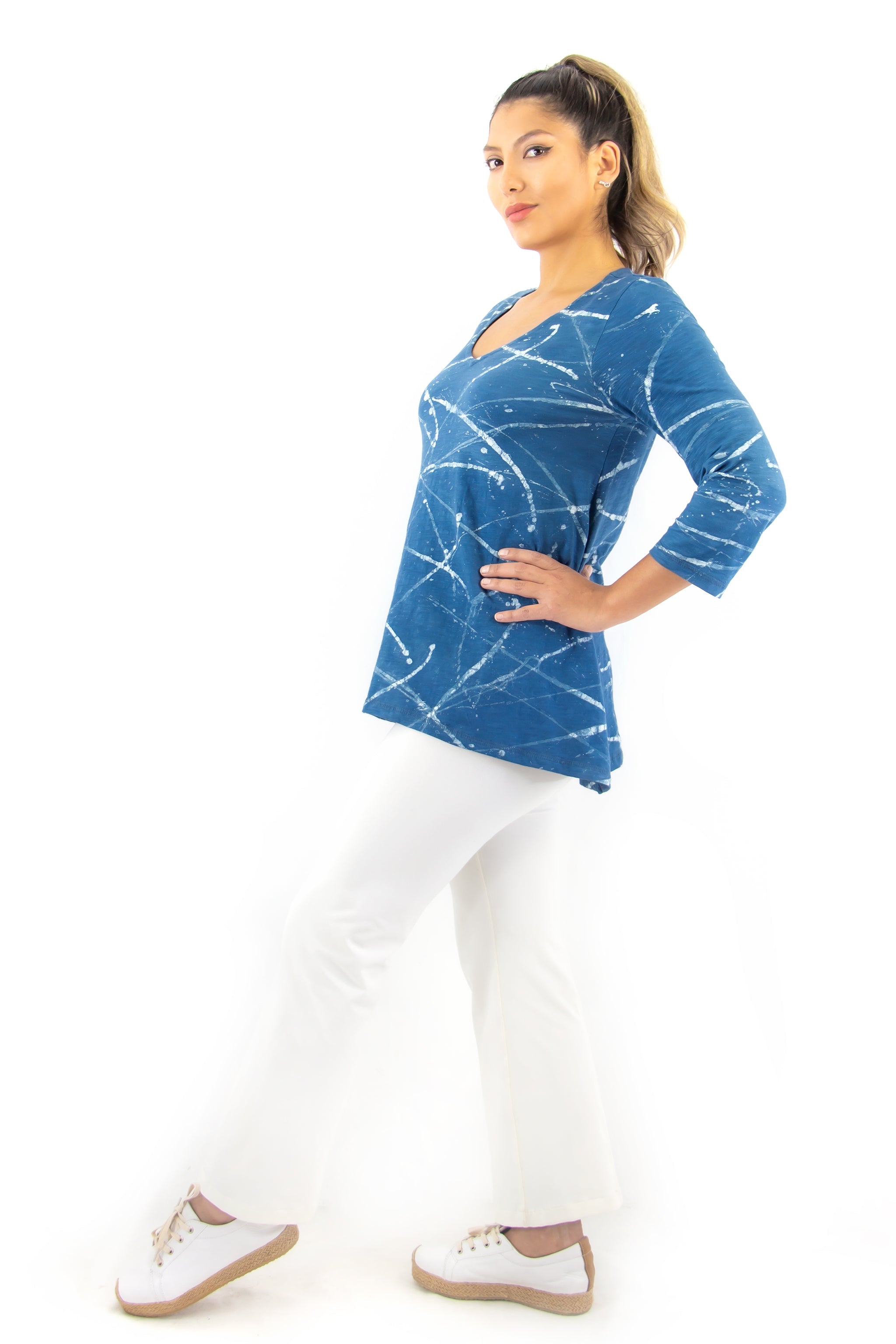 EZPZ Tunic - Collide Indigo