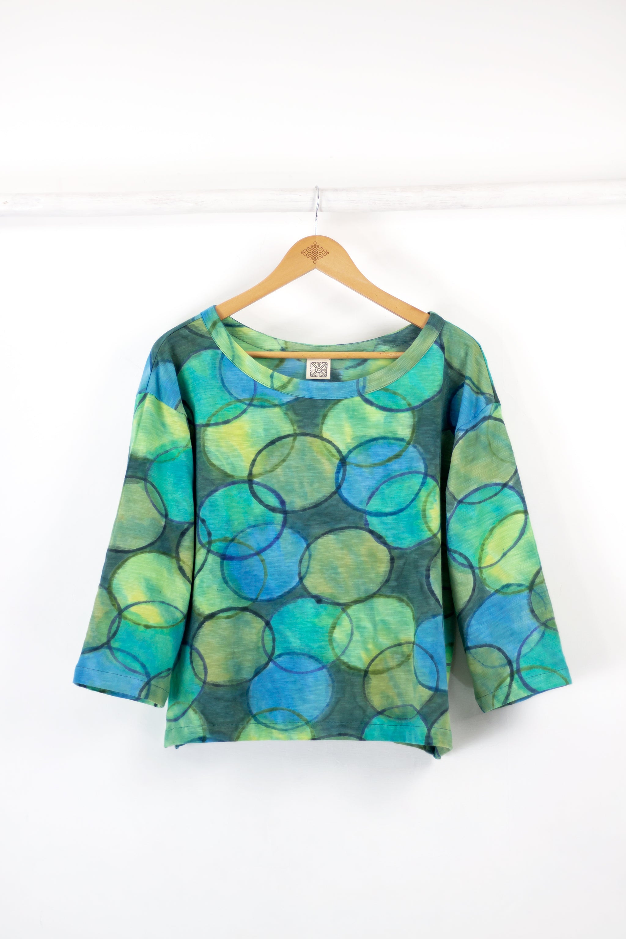 Leeni Top - Orbz Blue Verde