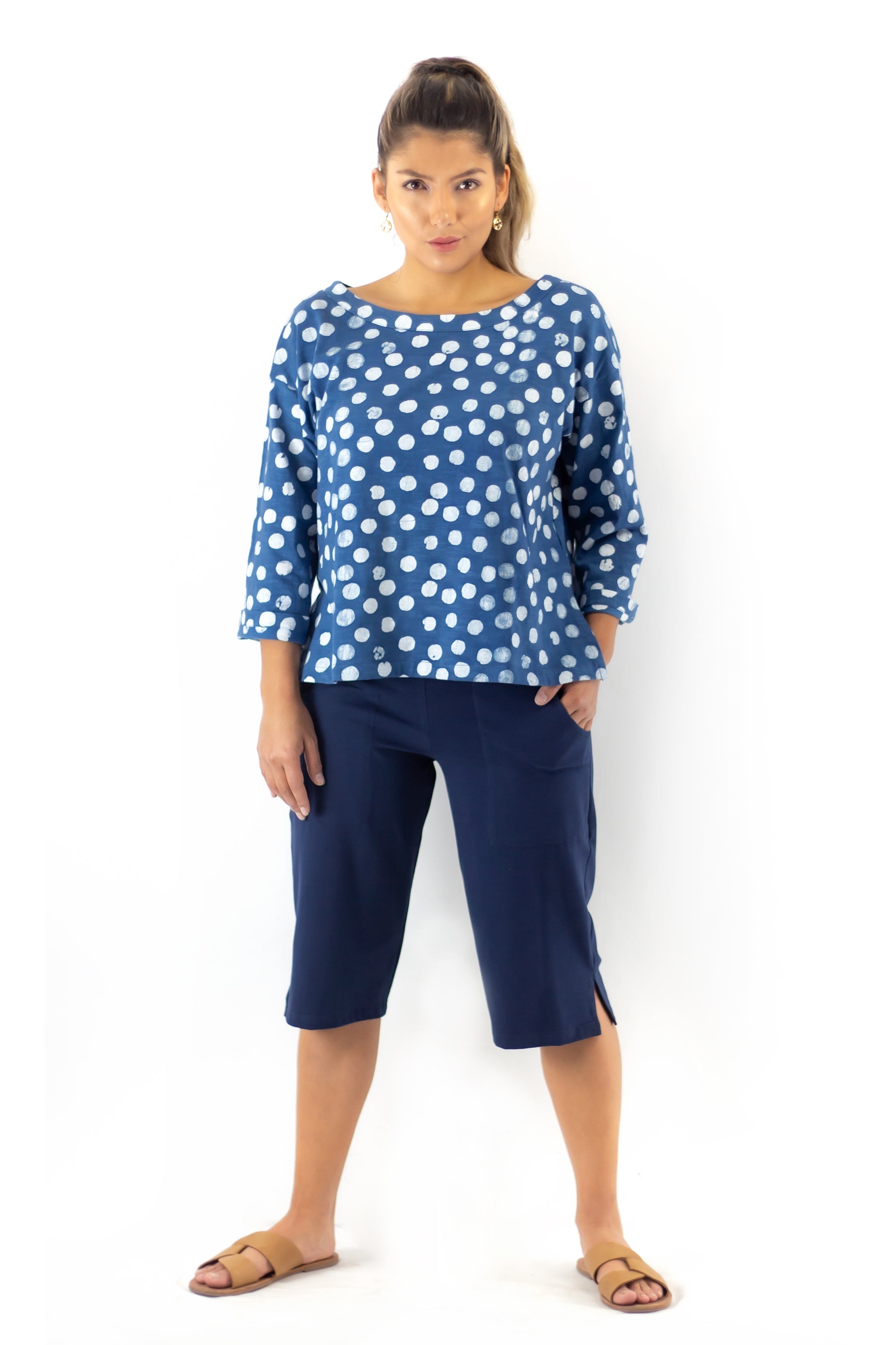 Leeni Top - Effervescence Pale Indi