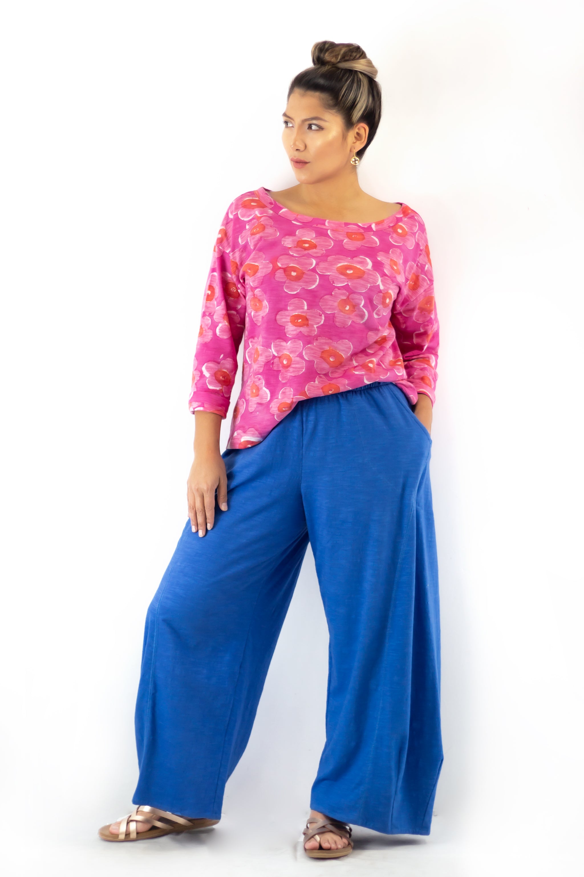 Leeni Top - Lantana Pink