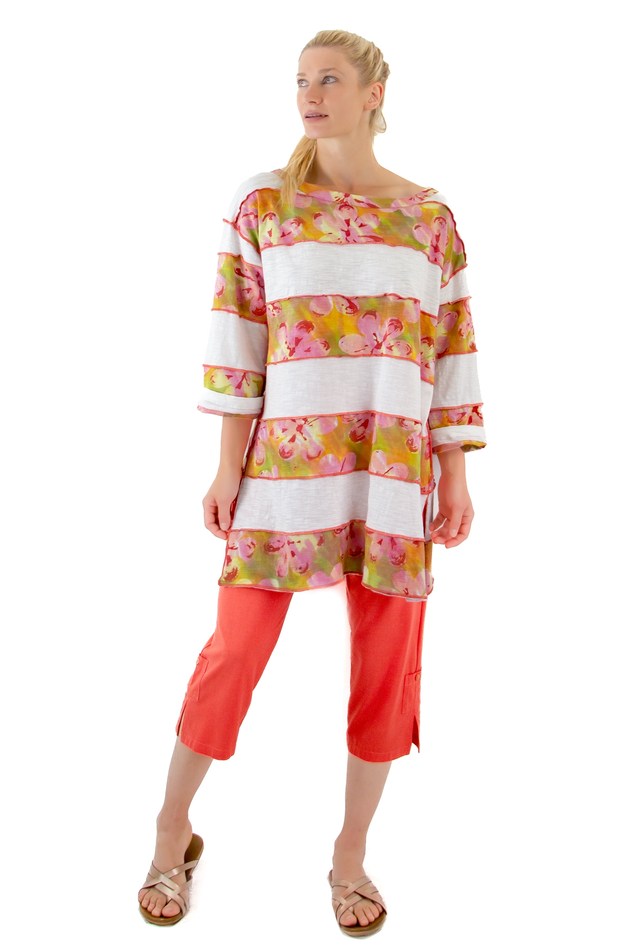 Raya Tunic 5064 - Zinnie/Natural