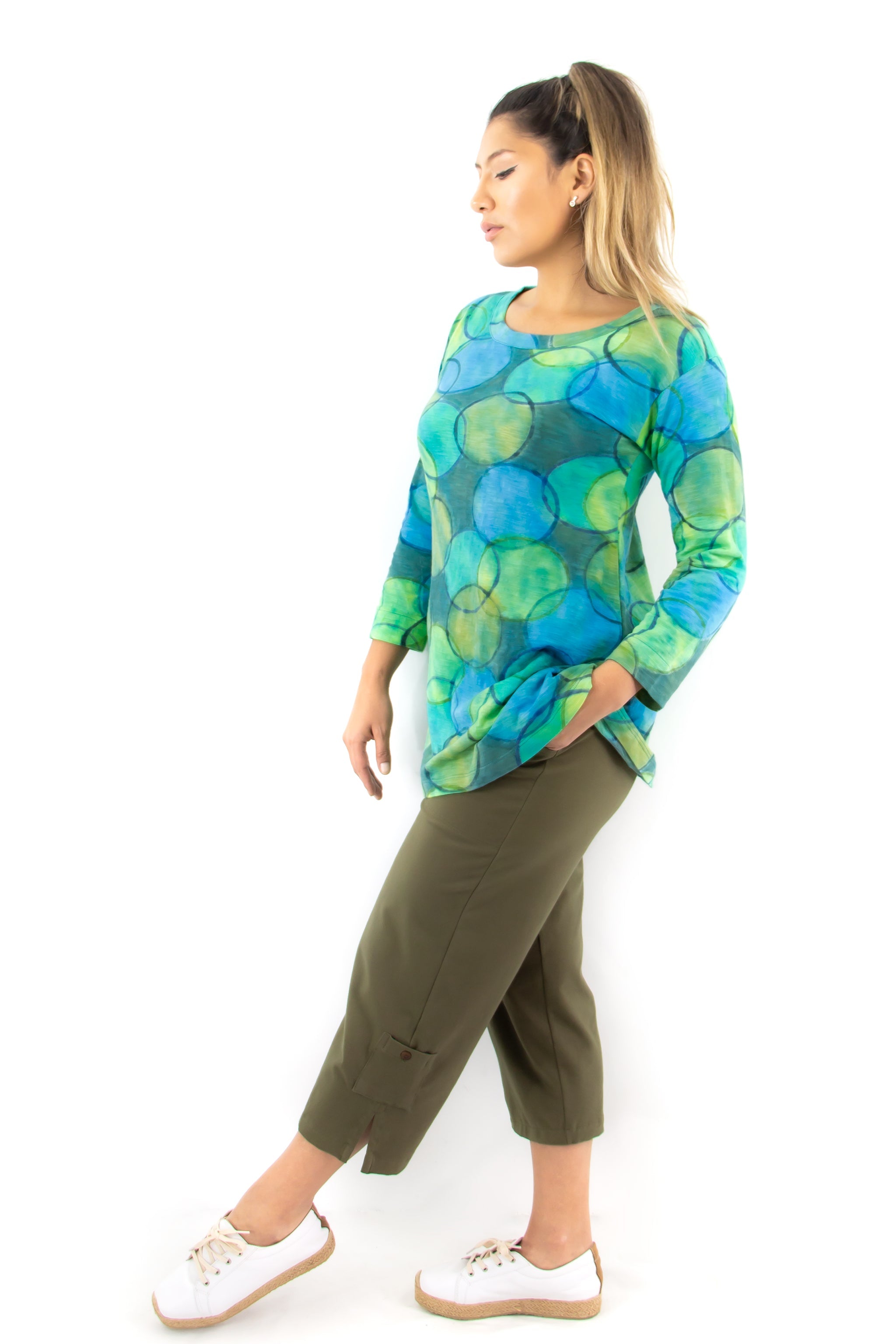 CU Tunic - Orbz Blue Verdi