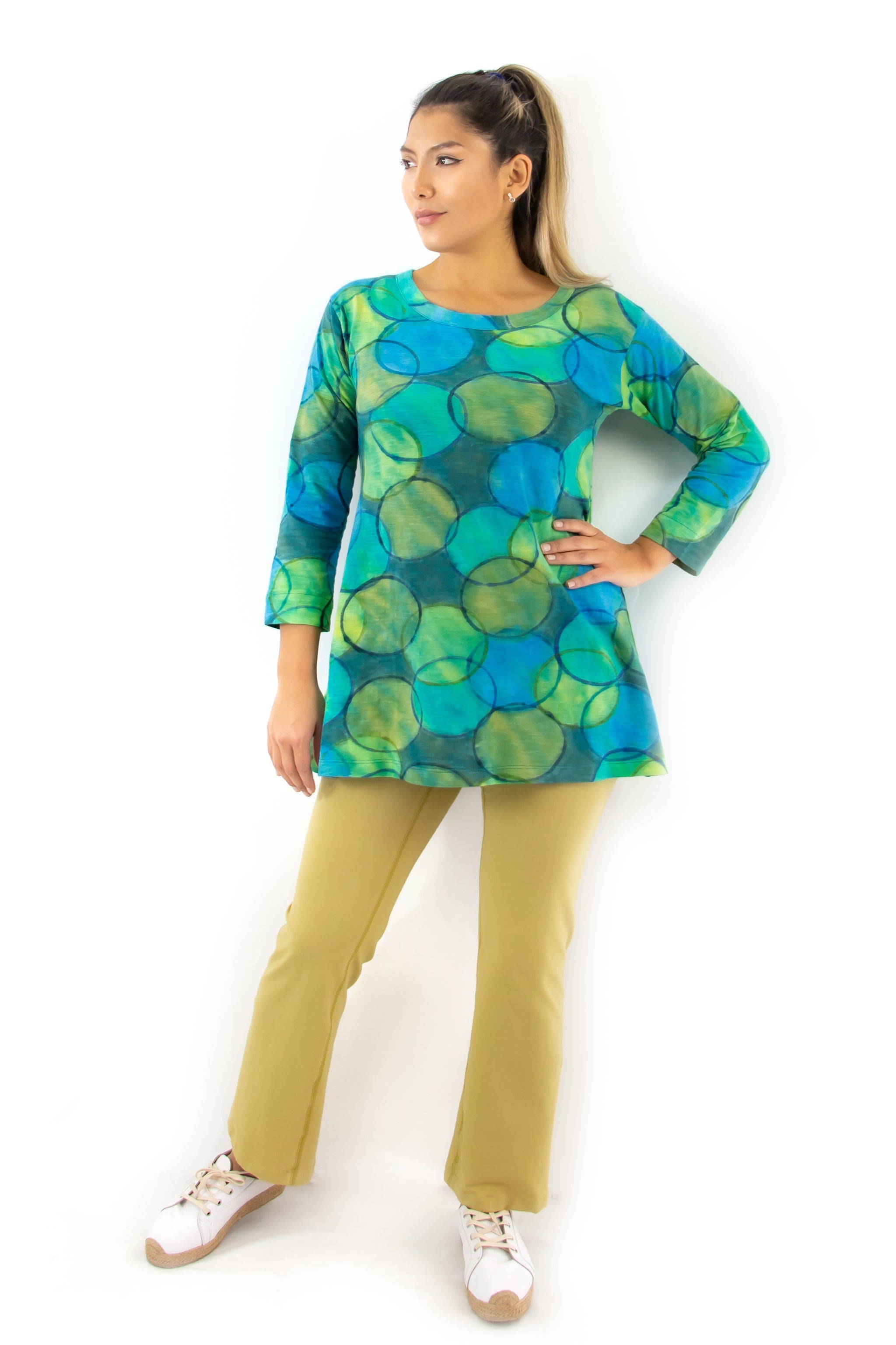 CU Tunic - Orbz Blue Verdi