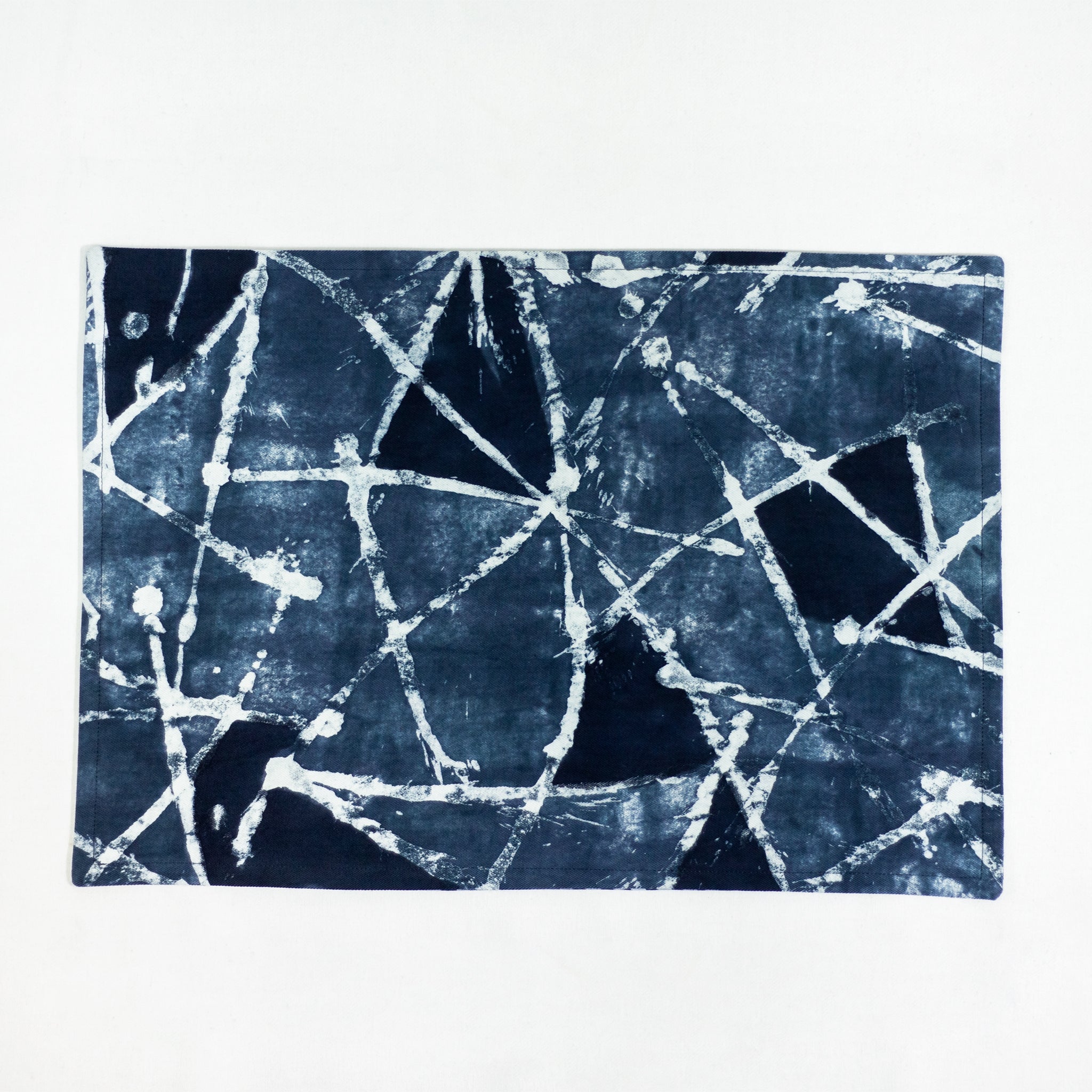 Hand Painted Placemats, Napkins, and Table Runners - Navigator/Jagged Edge