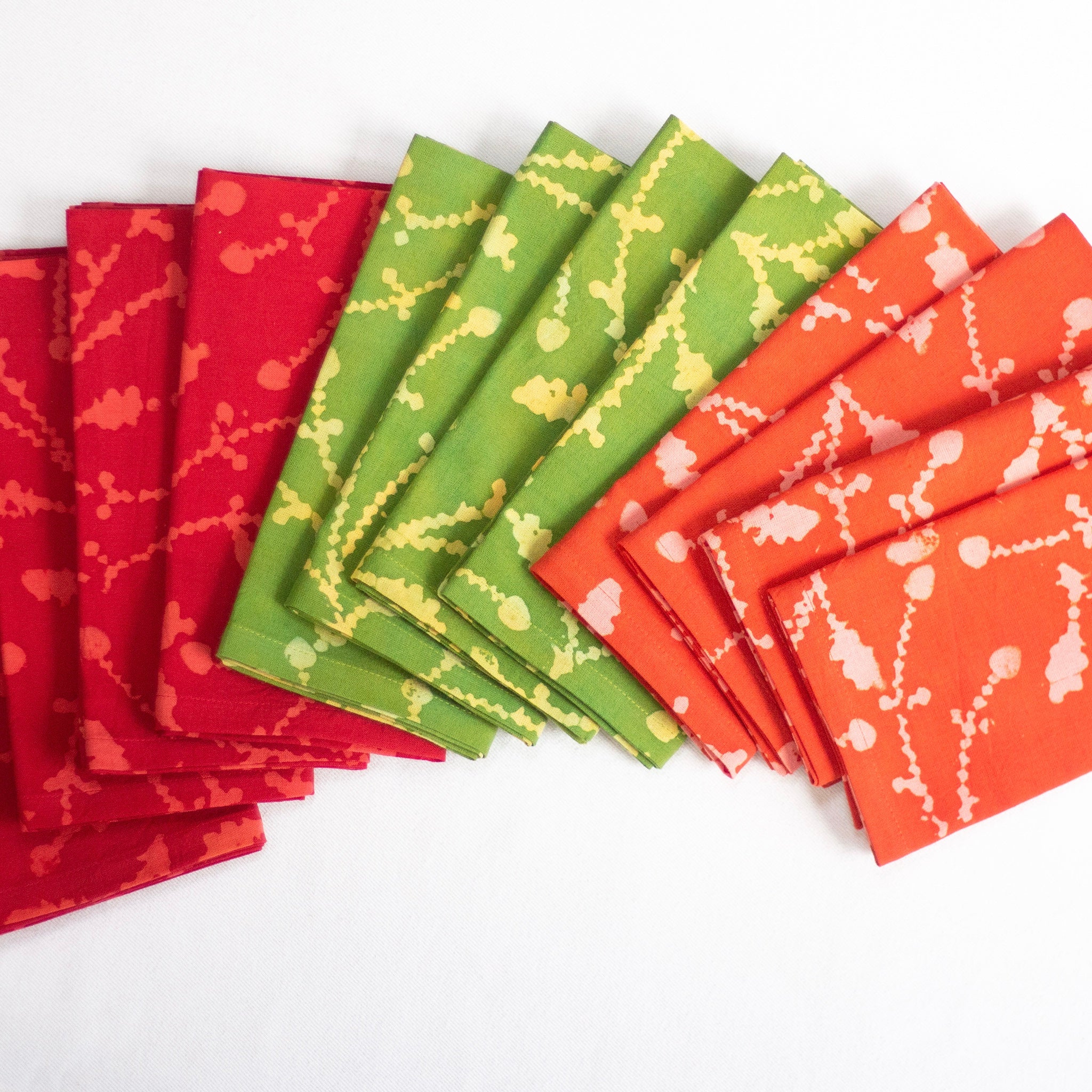 Hand Painted Napkins - Sprigs