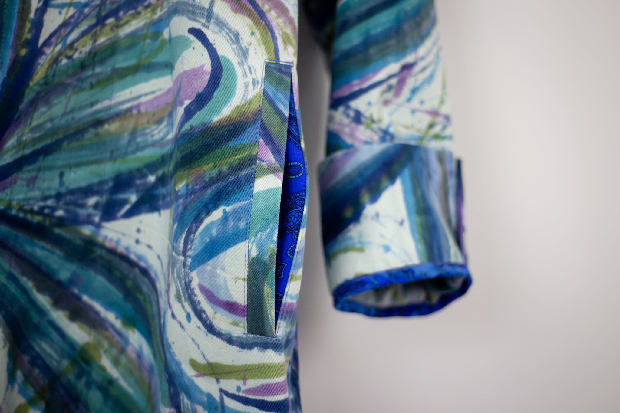 Zipline Jacket - Flower Power Blues