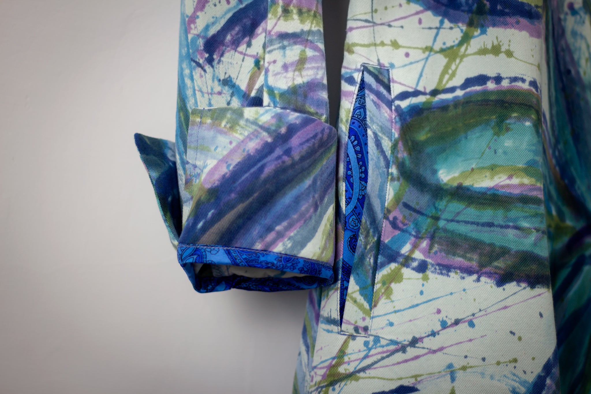 Zipline Jacket - Flower Power Blues