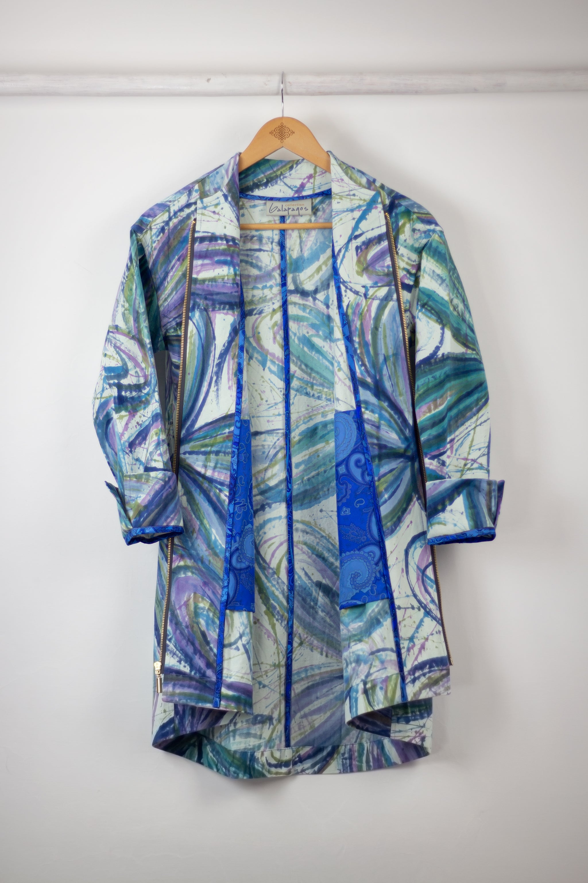 Zipline Jacket - Flower Power Blues