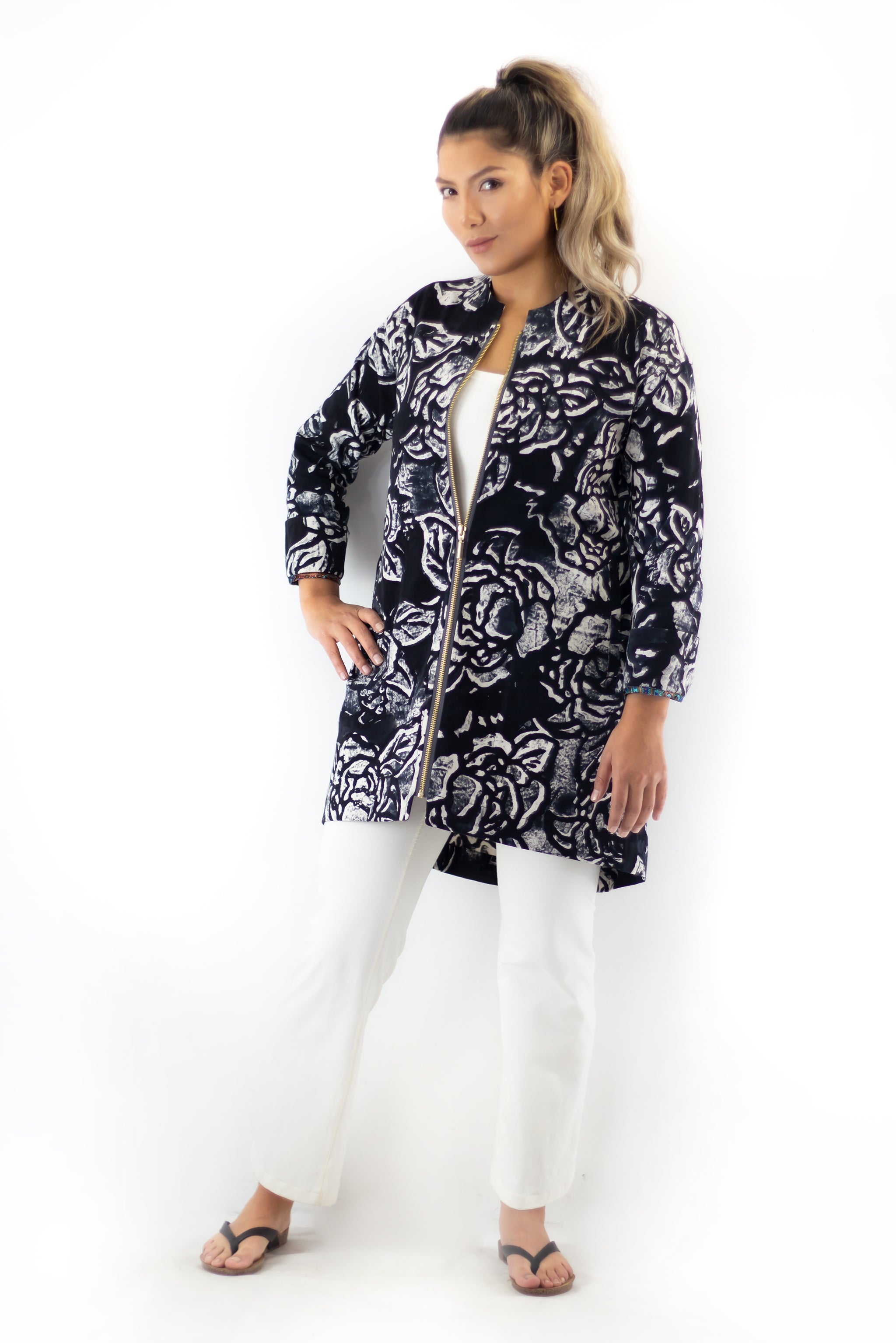 Zipline Jacket - Black Rose