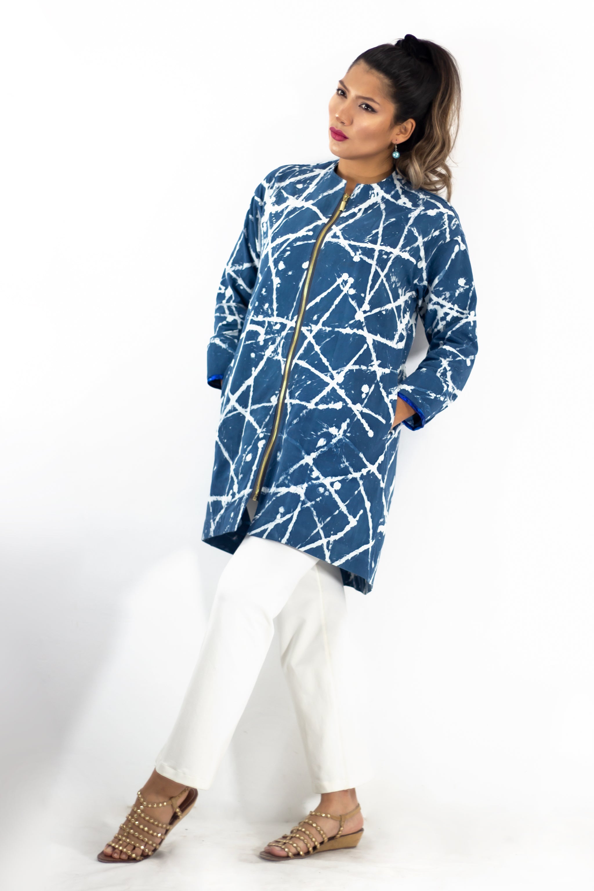 Zipline Jacket - Collide Indigo