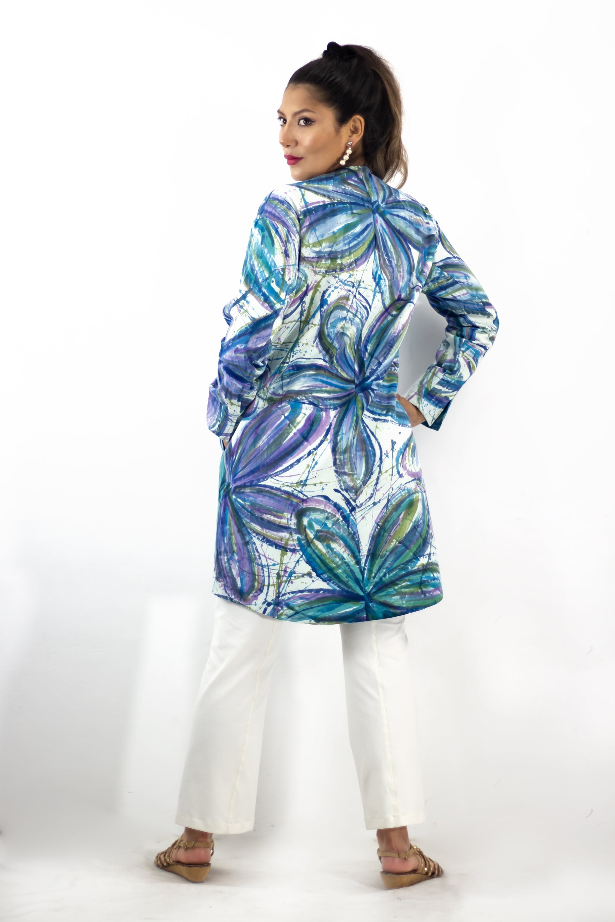 Zipline Jacket 6050 - Flower Power Blues