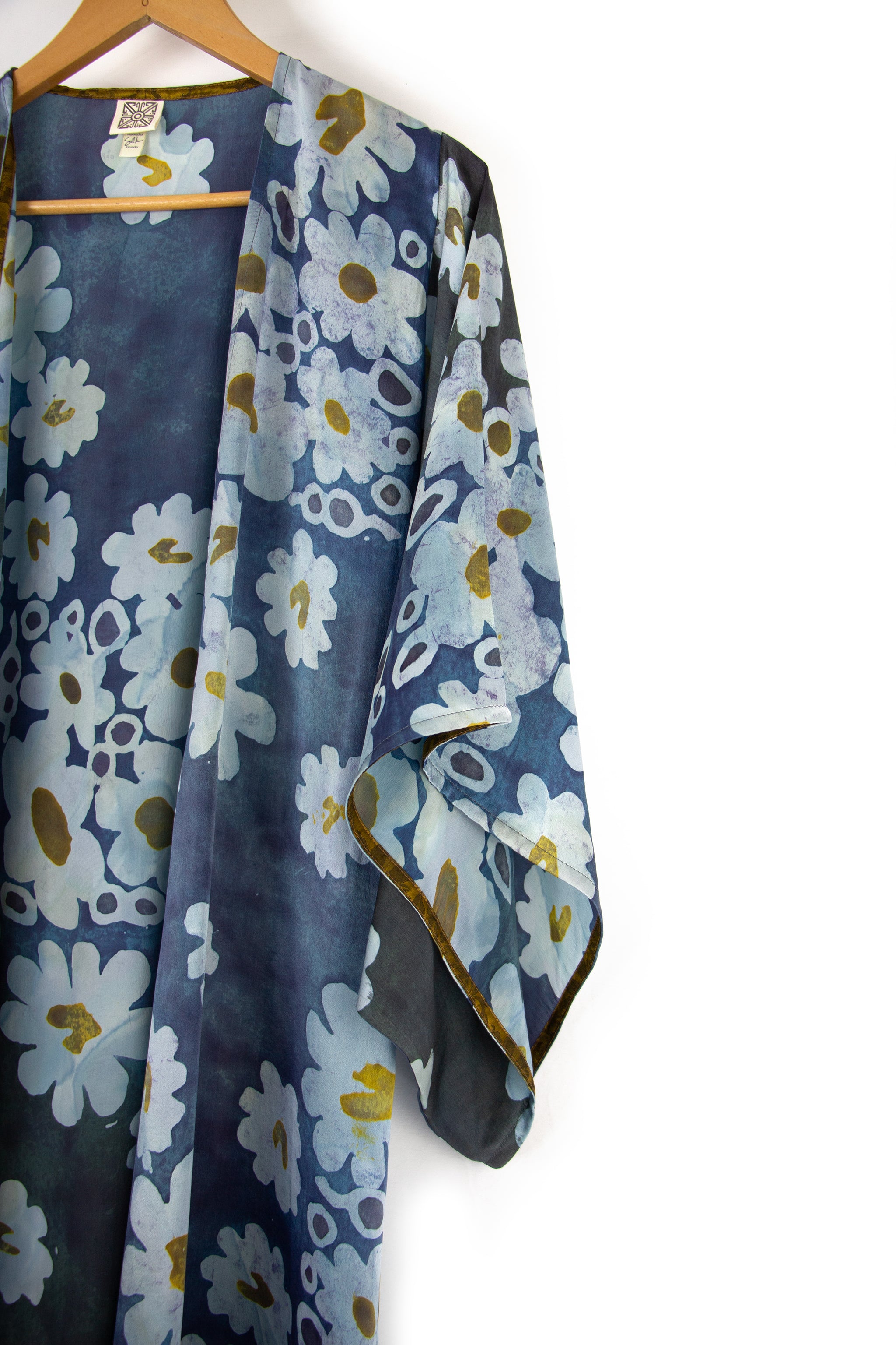 Hand Painted Silk Kimono - Afloat