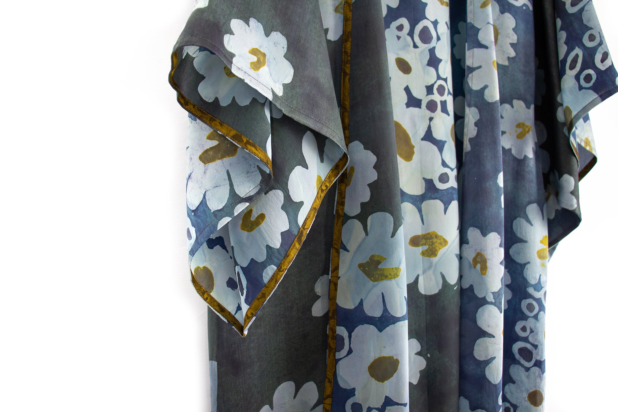 Hand Painted Silk Kimono - Afloat