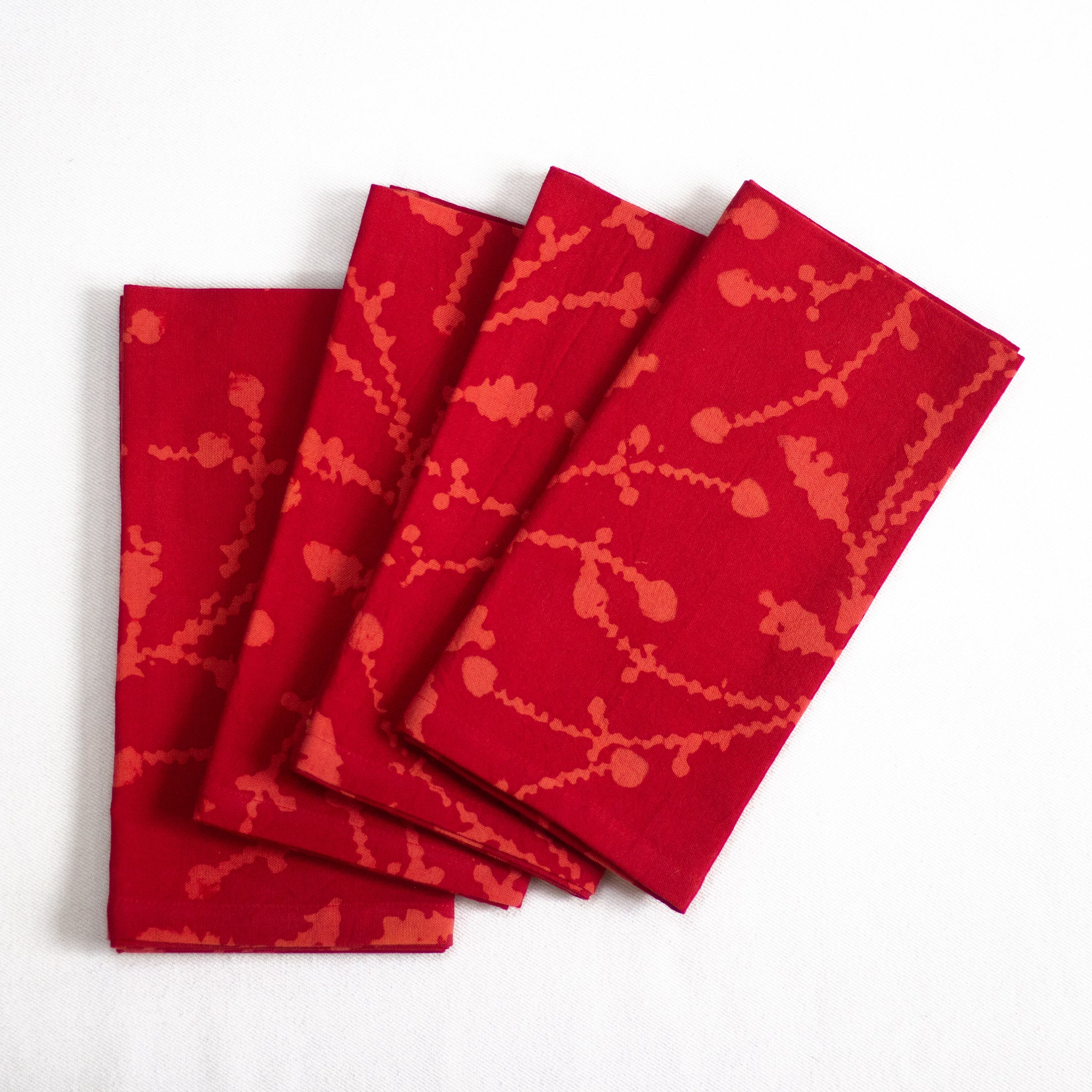 Hand Painted Napkins - Sprigs