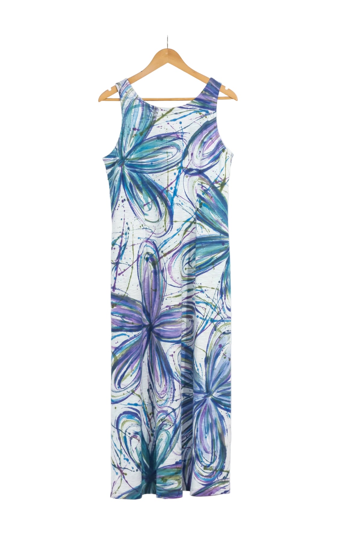 Tank Dress (Midi and Long) - Flower Power