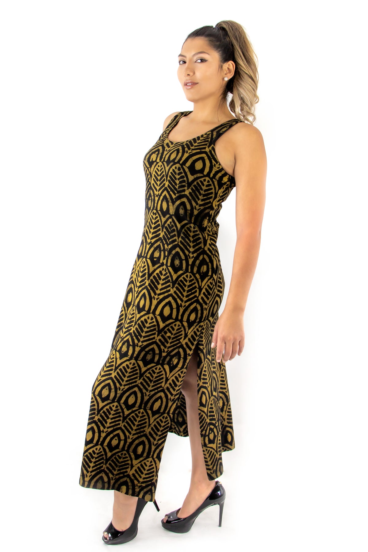 Long Tank Dress 7704L - Pharaoh's Bronze