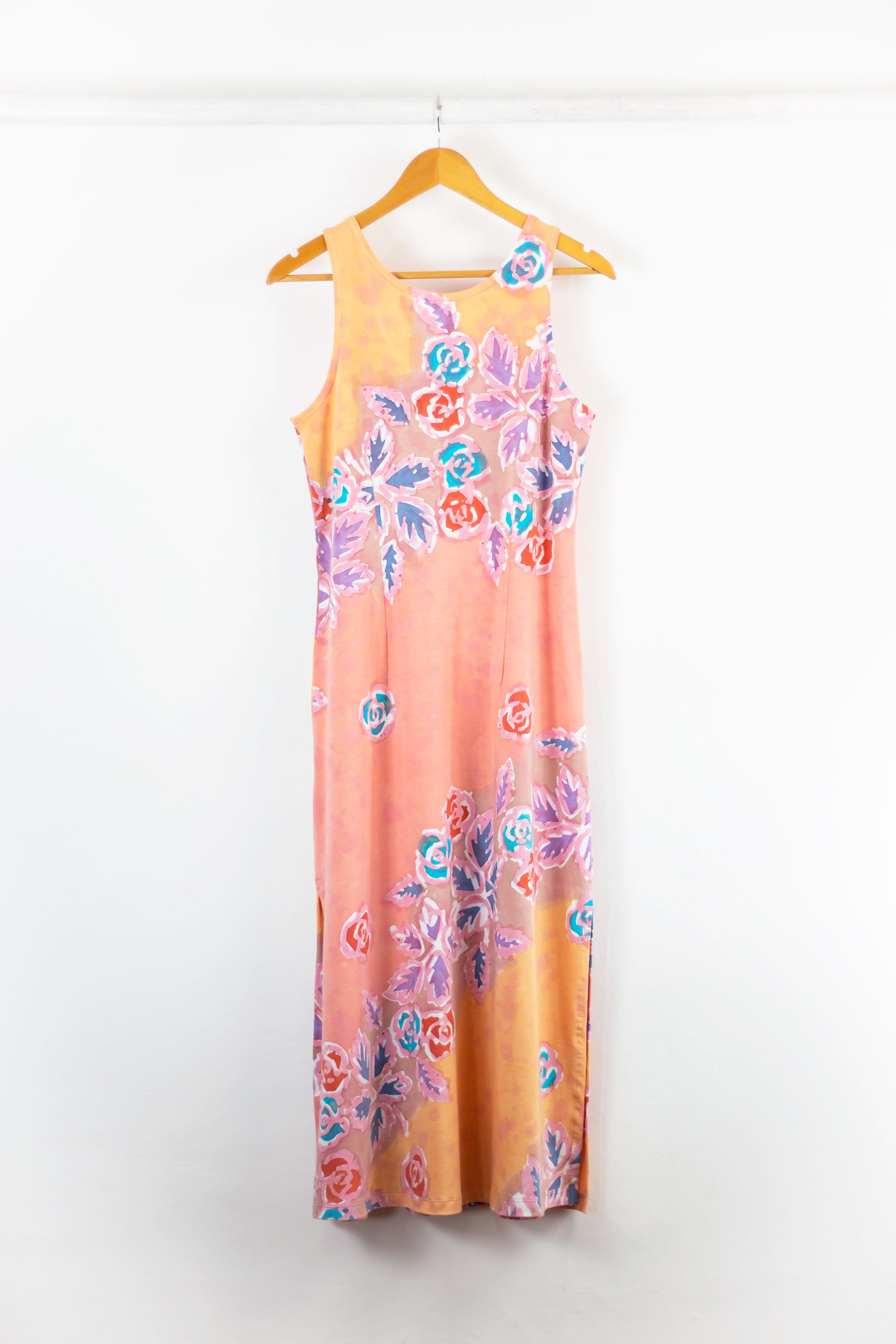Midi Tank Dress - 7704M - Peachy Cheeks - Apricot
