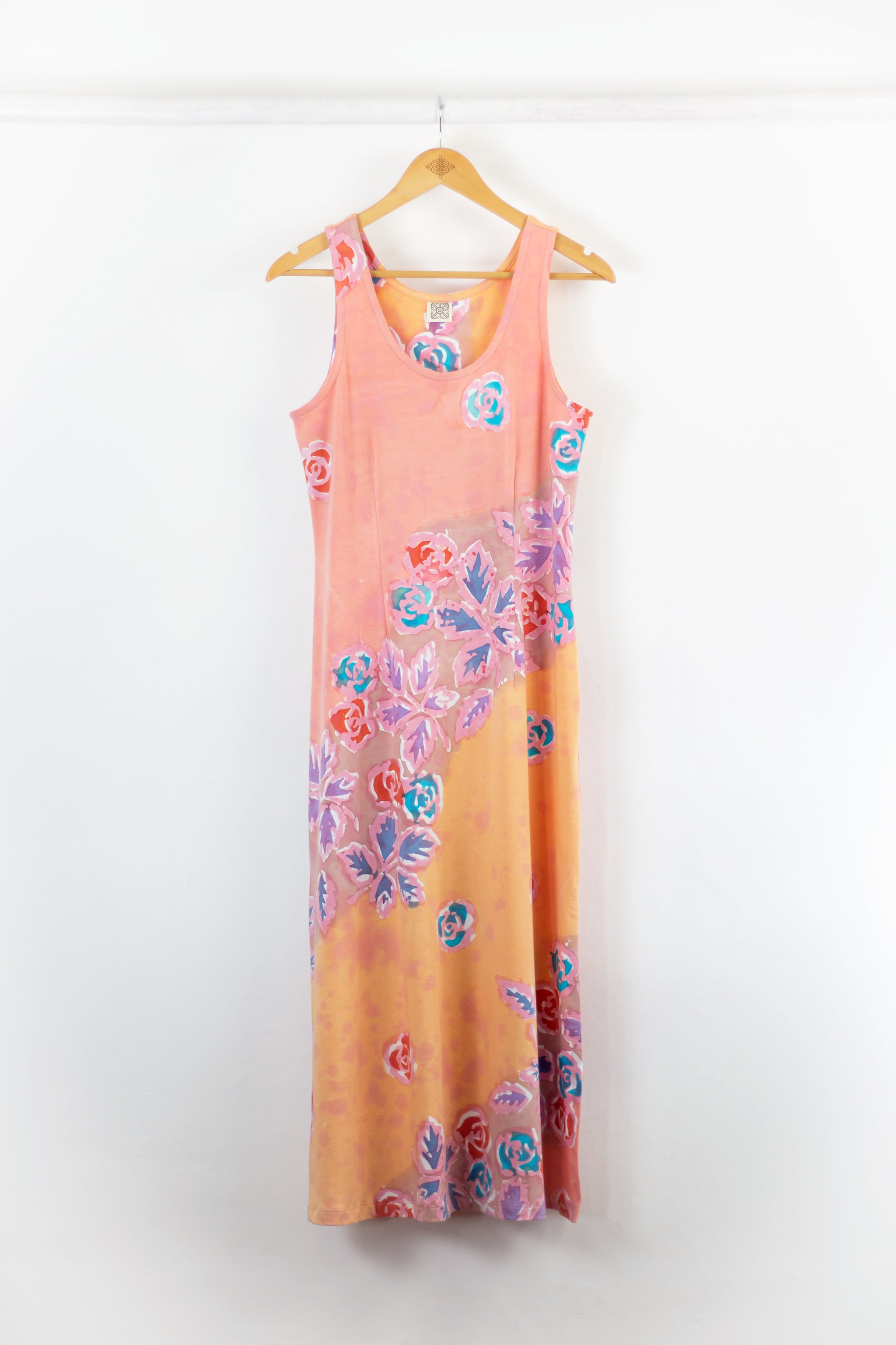 Midi Tank Dress - 7704M - Peachy Cheeks - Apricot