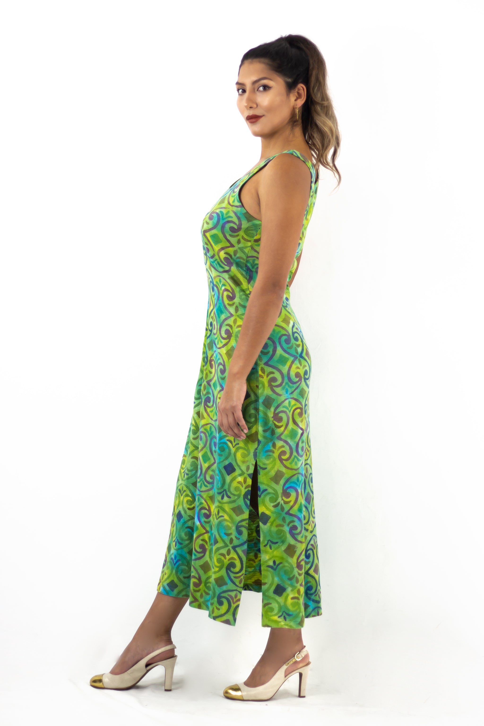 Midi Tank Dress - Fleur de Mur