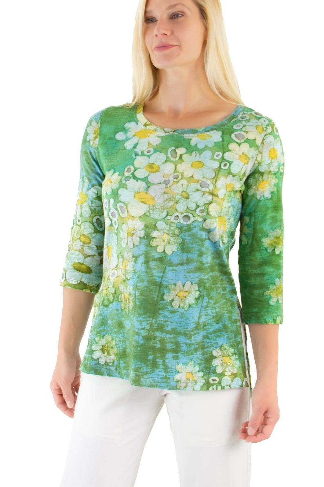 Sara Tee 3/4 - AFloat - Garden - J5056