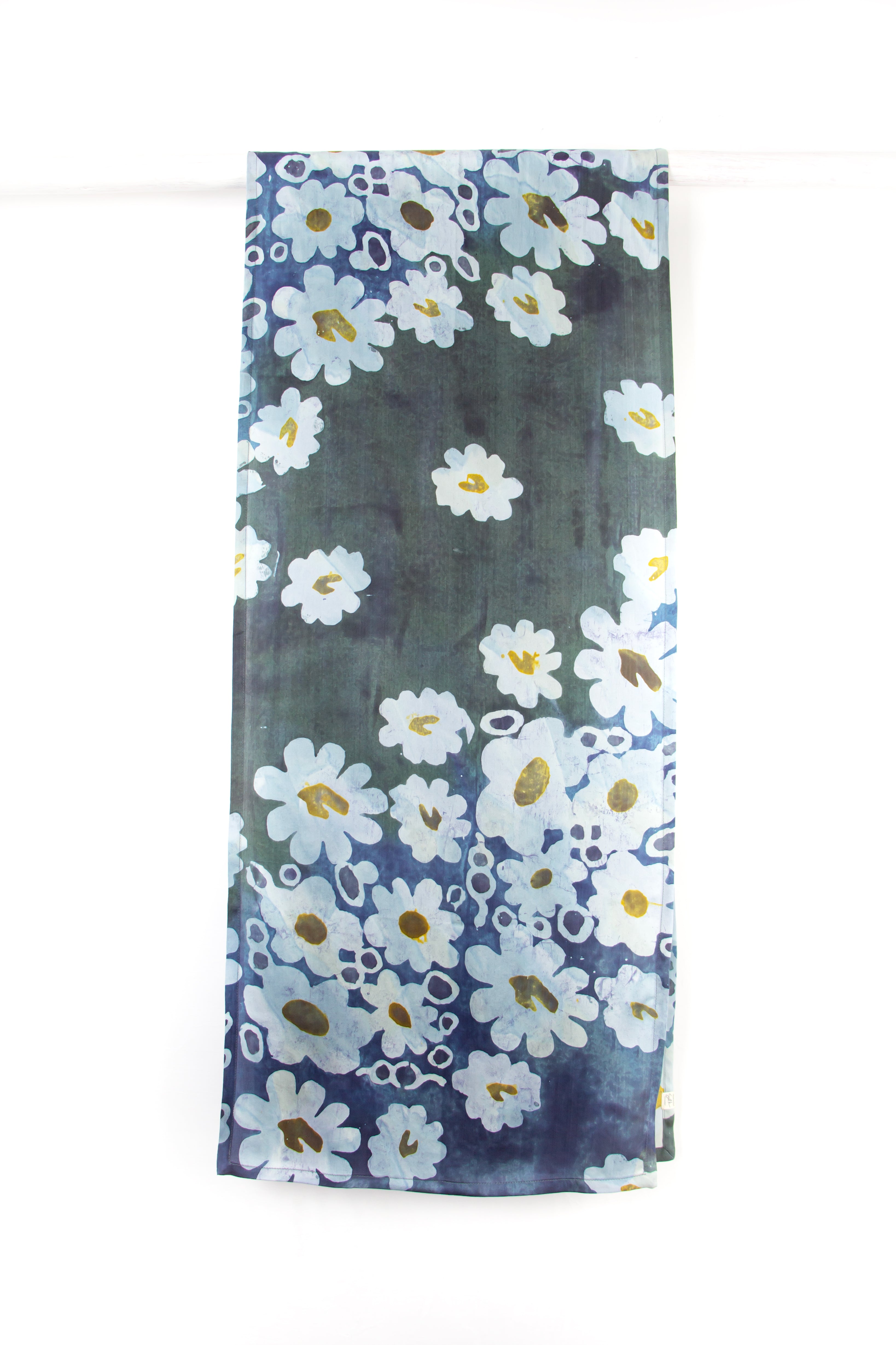 Hand Painted Silk Scarf - Afloat