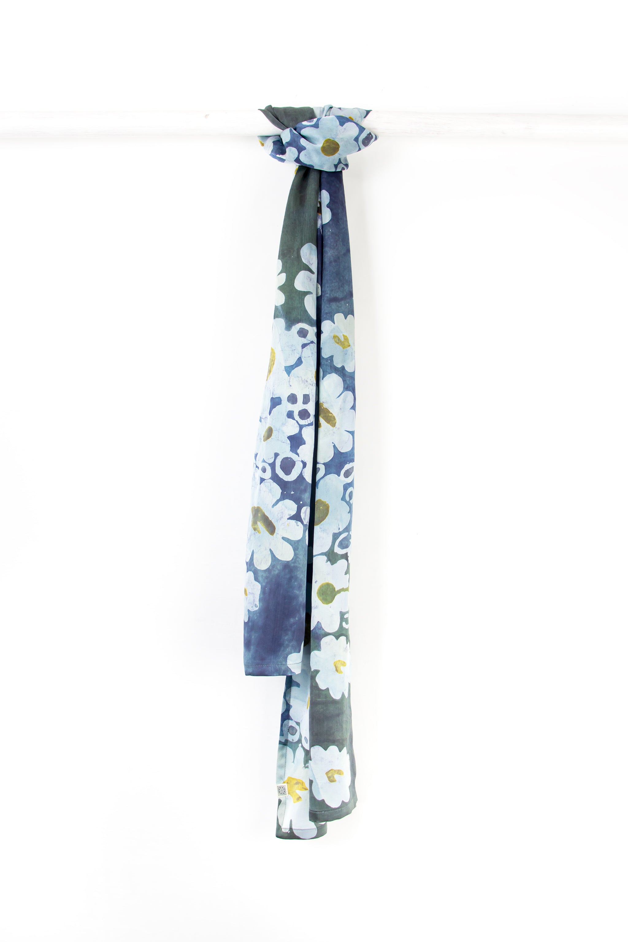 Hand Painted Silk Scarf - Afloat