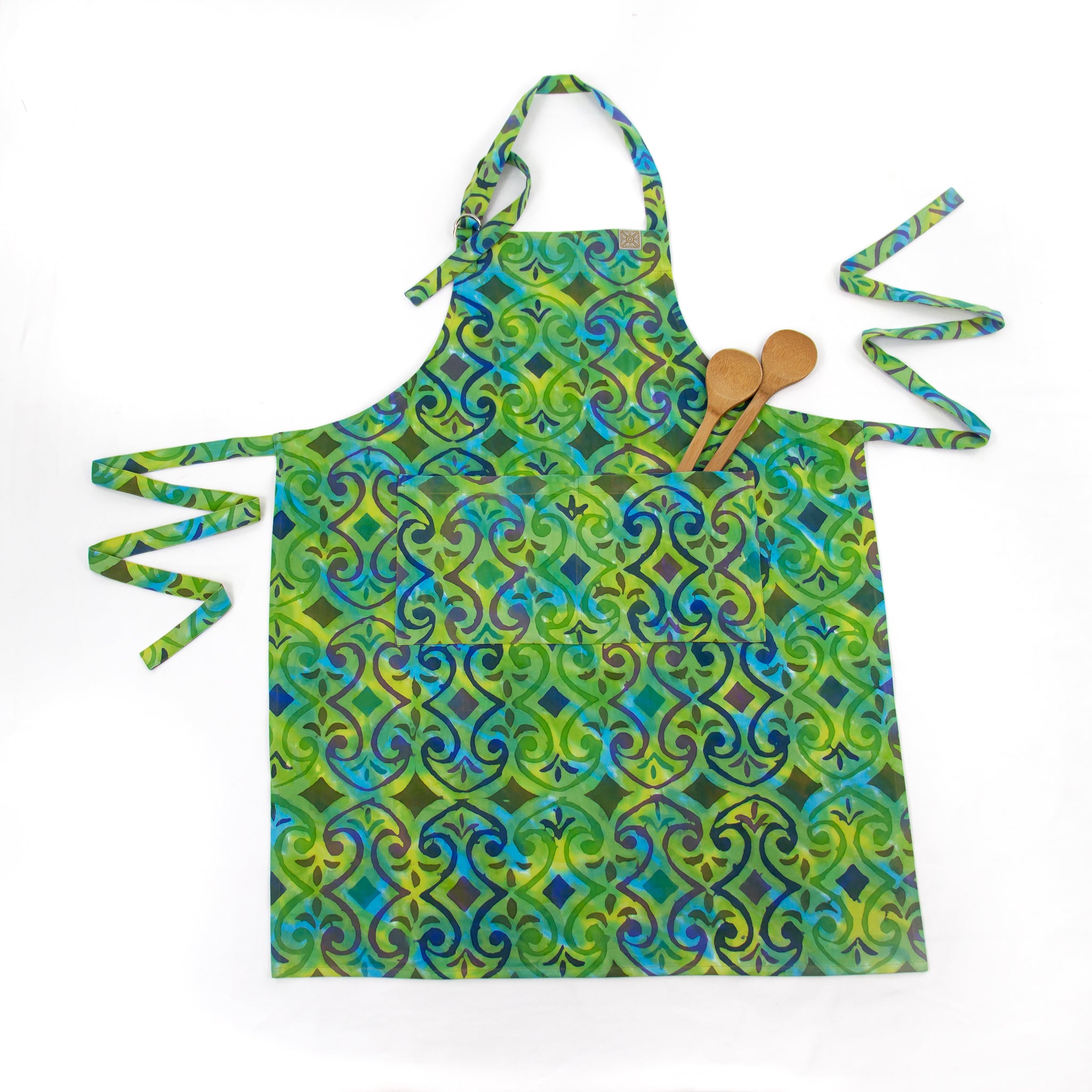 Hand Painted Apron - Fleur de Mur