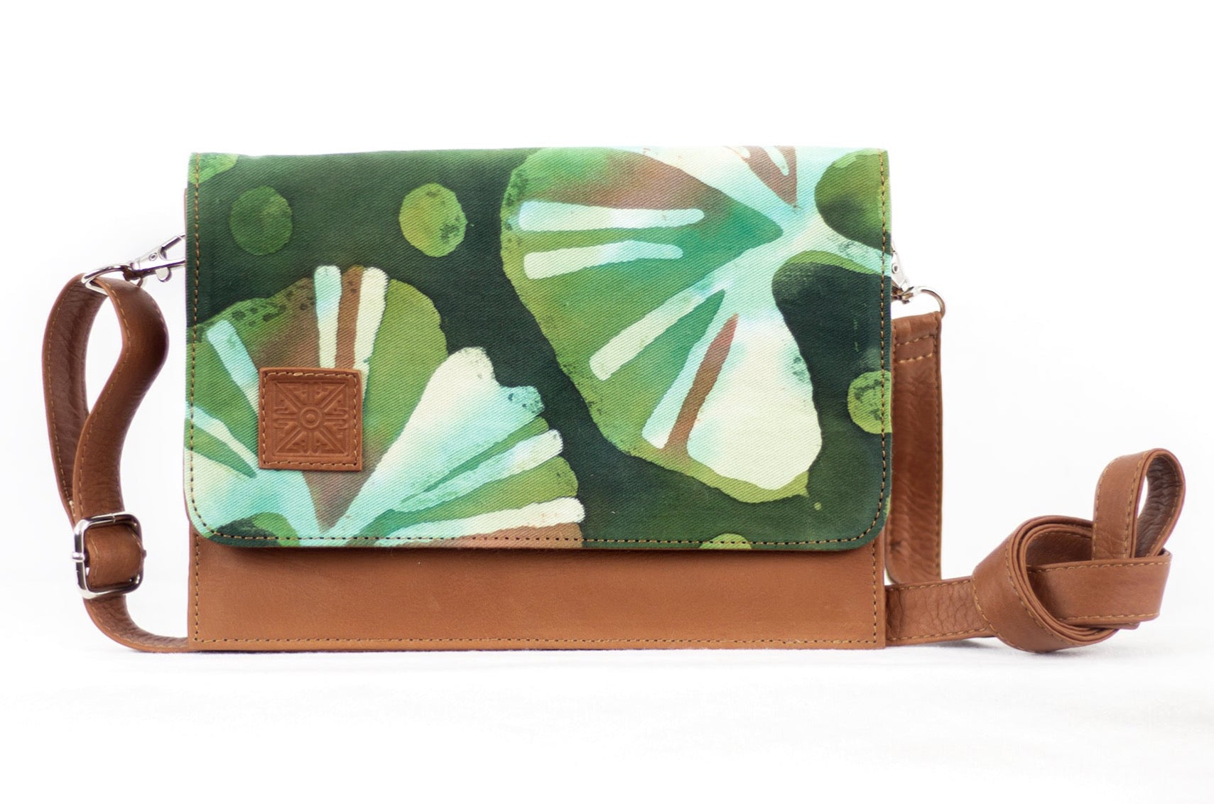 Clutch Purse - Cross Body - Ginkgo Garden