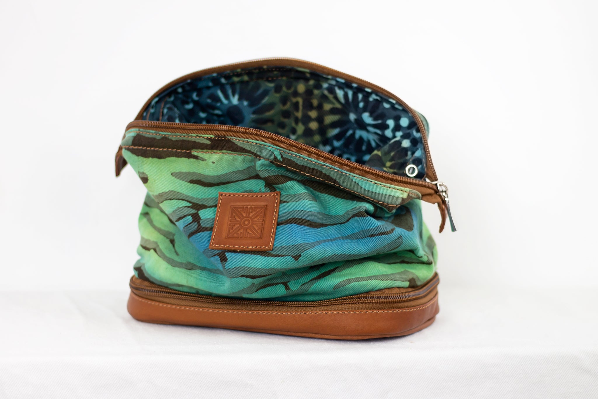 Travel Toiletry Bag - Boo Verdi Blue