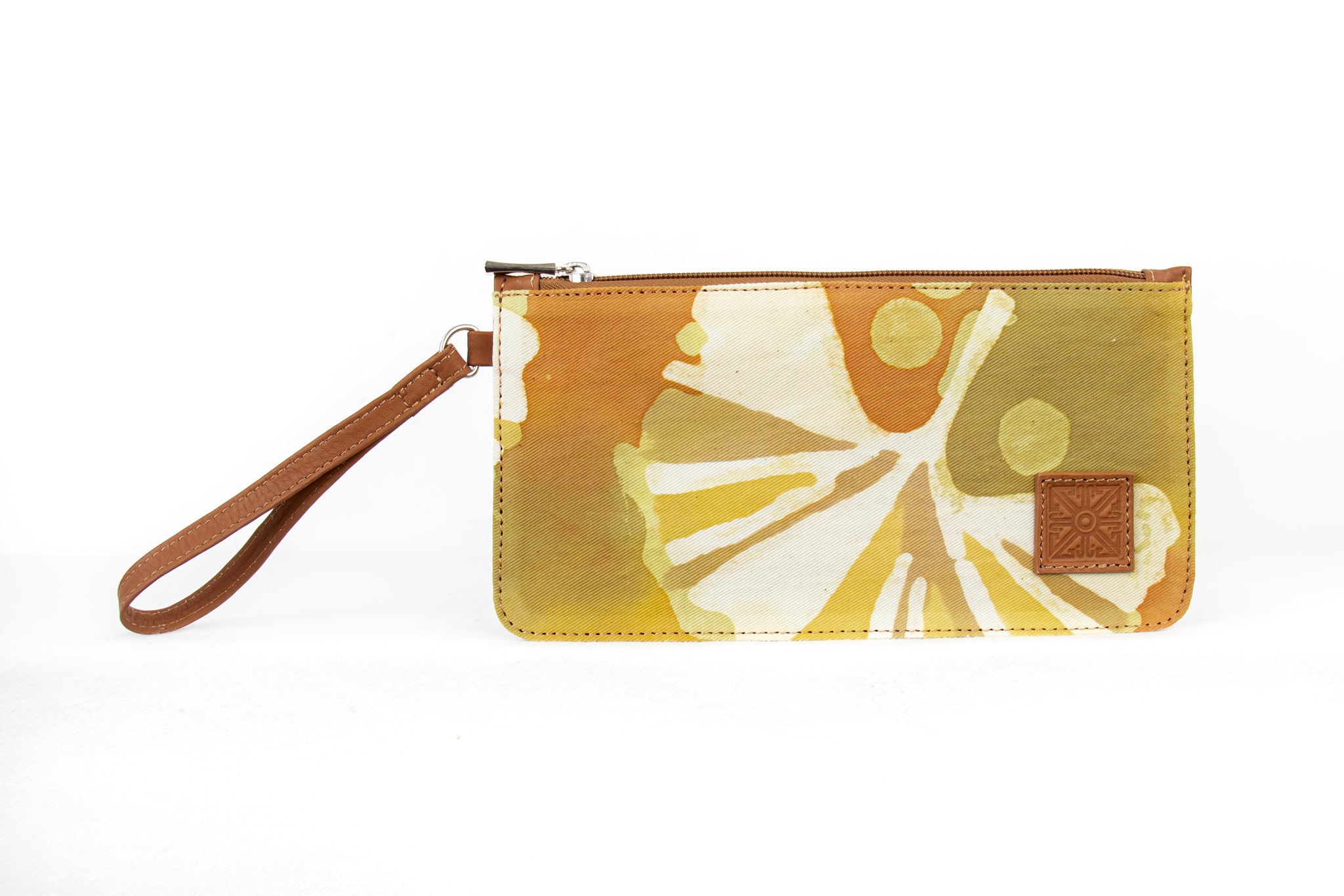 Wrist Clutch - Ginkgo Golden