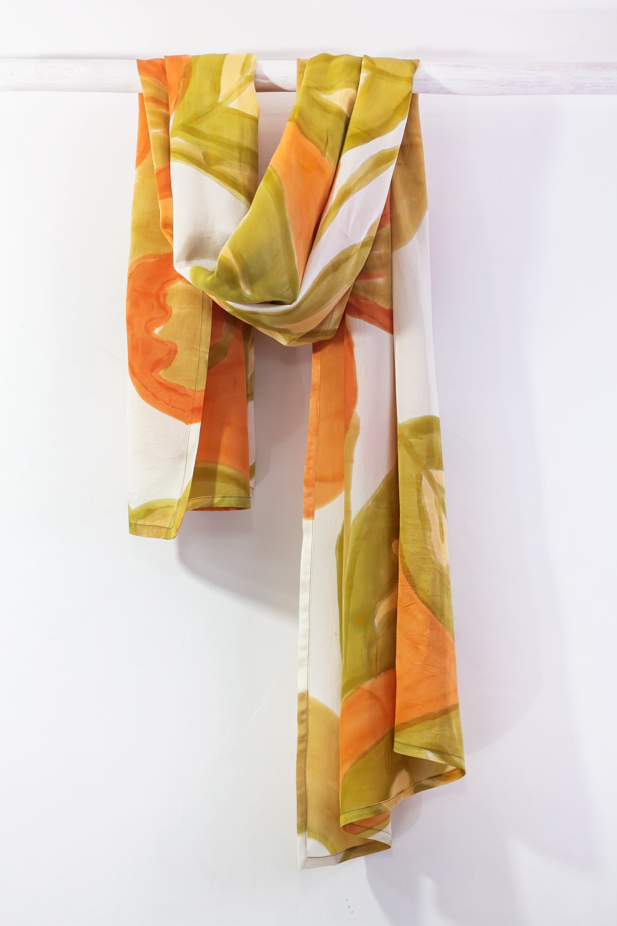 Hand Painted Silk Scarf -WildHi Fresh