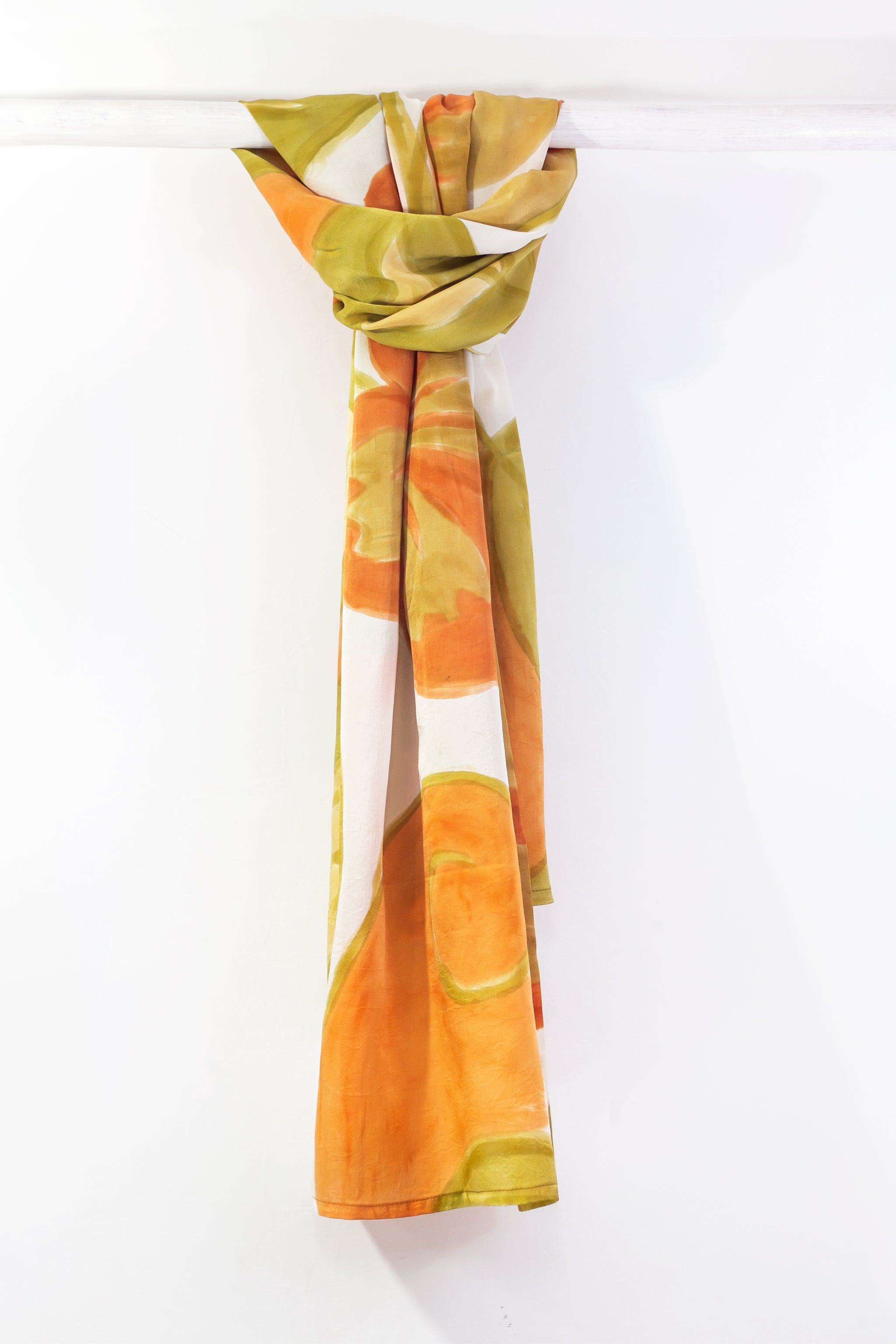 Hand Painted Silk Scarf -WildHi Fresh