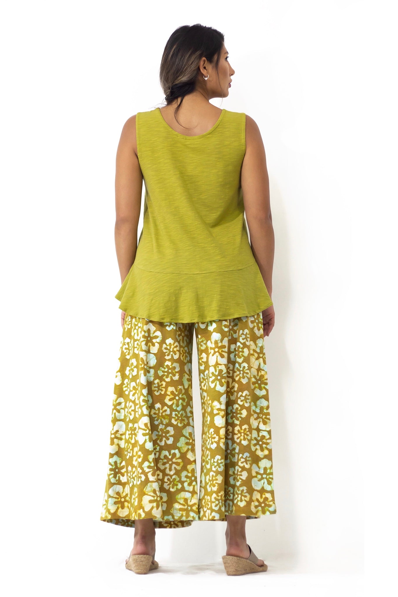 Palazzo Crop Pant - Sweet Verdi