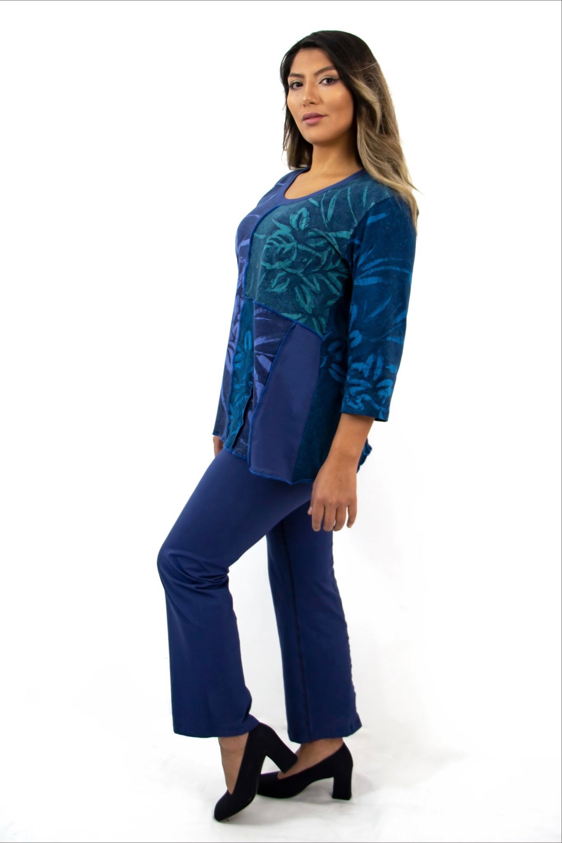 Patch A-Line Tee - Caspian Oaked Combo