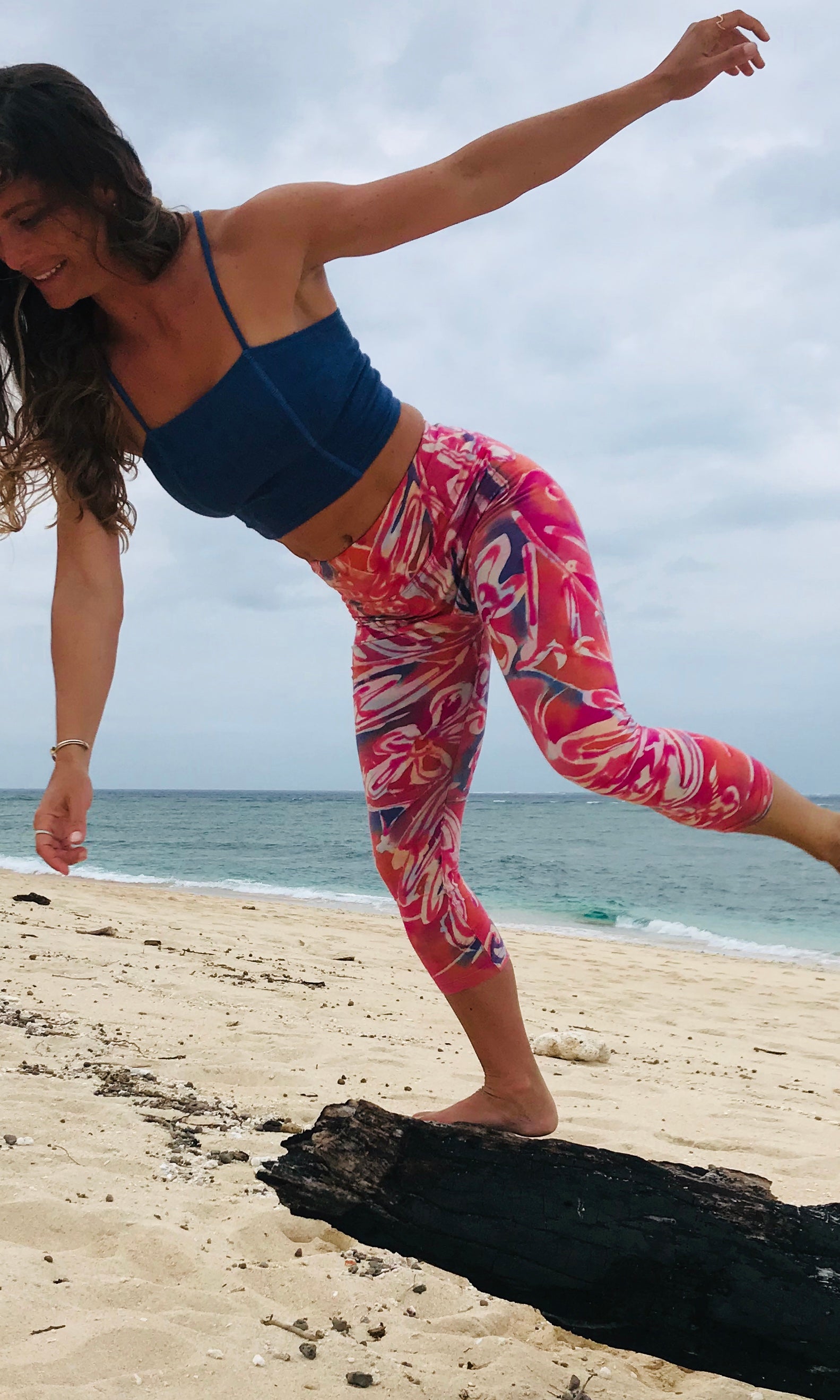 Hand Painted Leggings or Crops - Splash