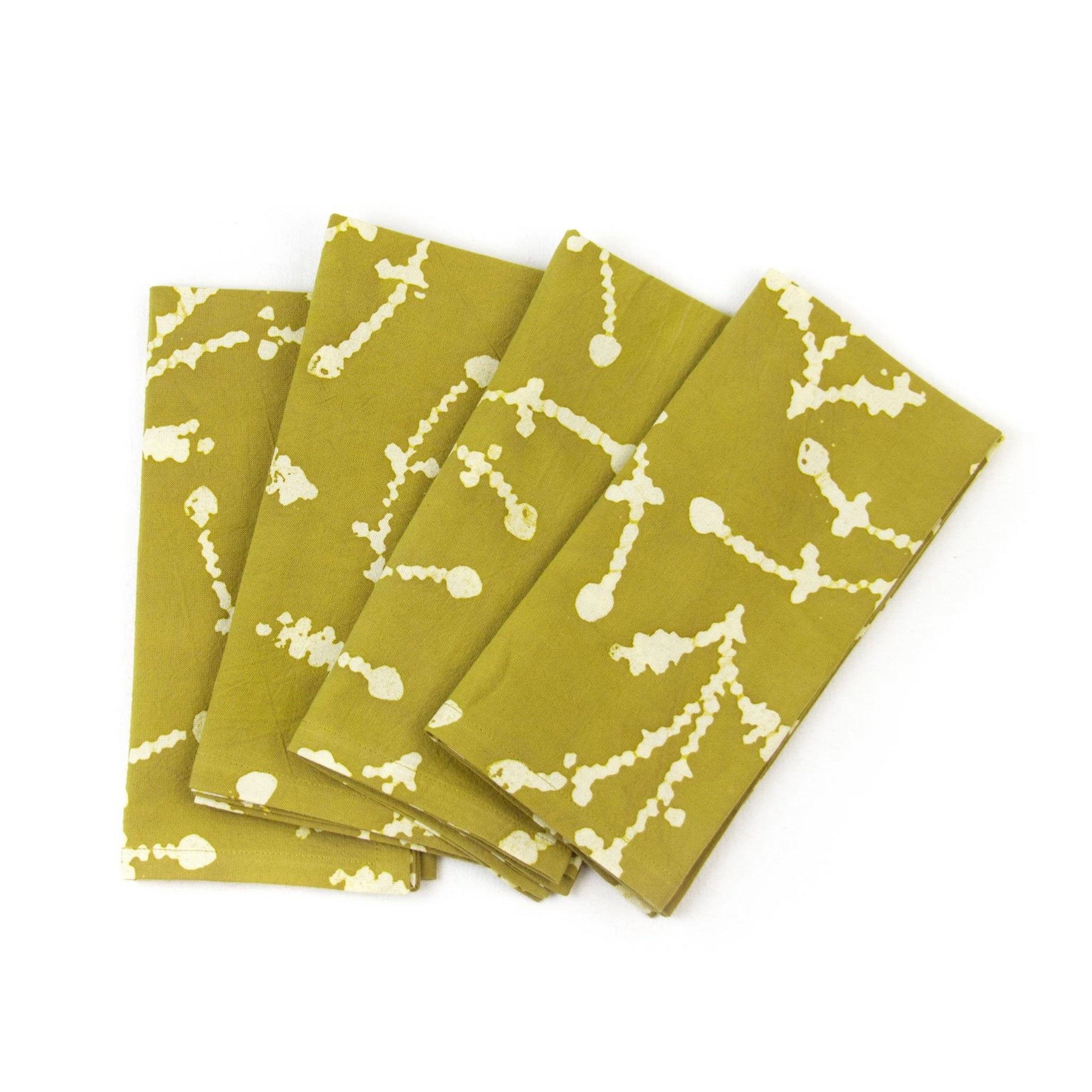 Hand Painted Napkins - Sprigs