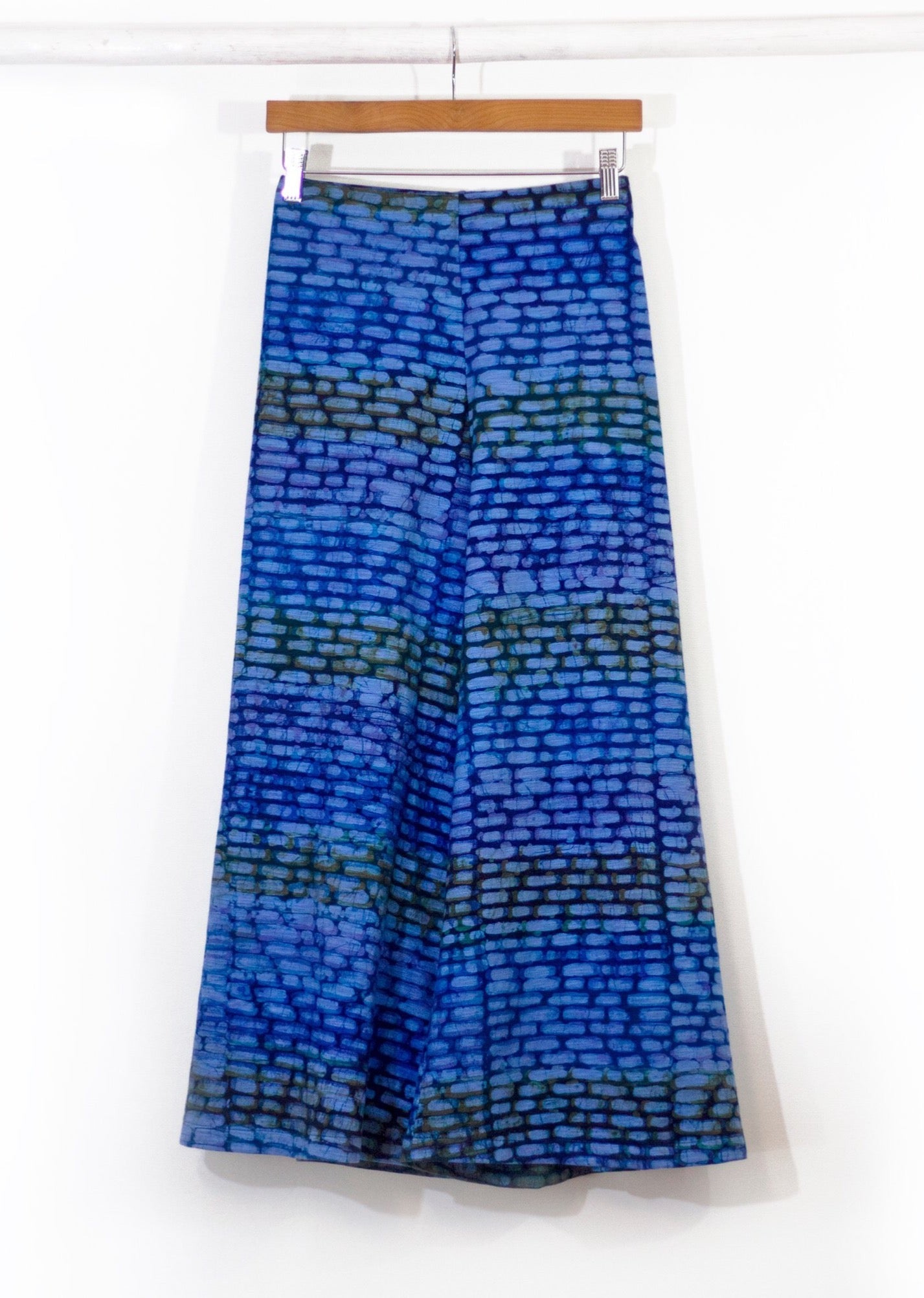Palazzo Crop Pant 2019C - Cellular -WH
