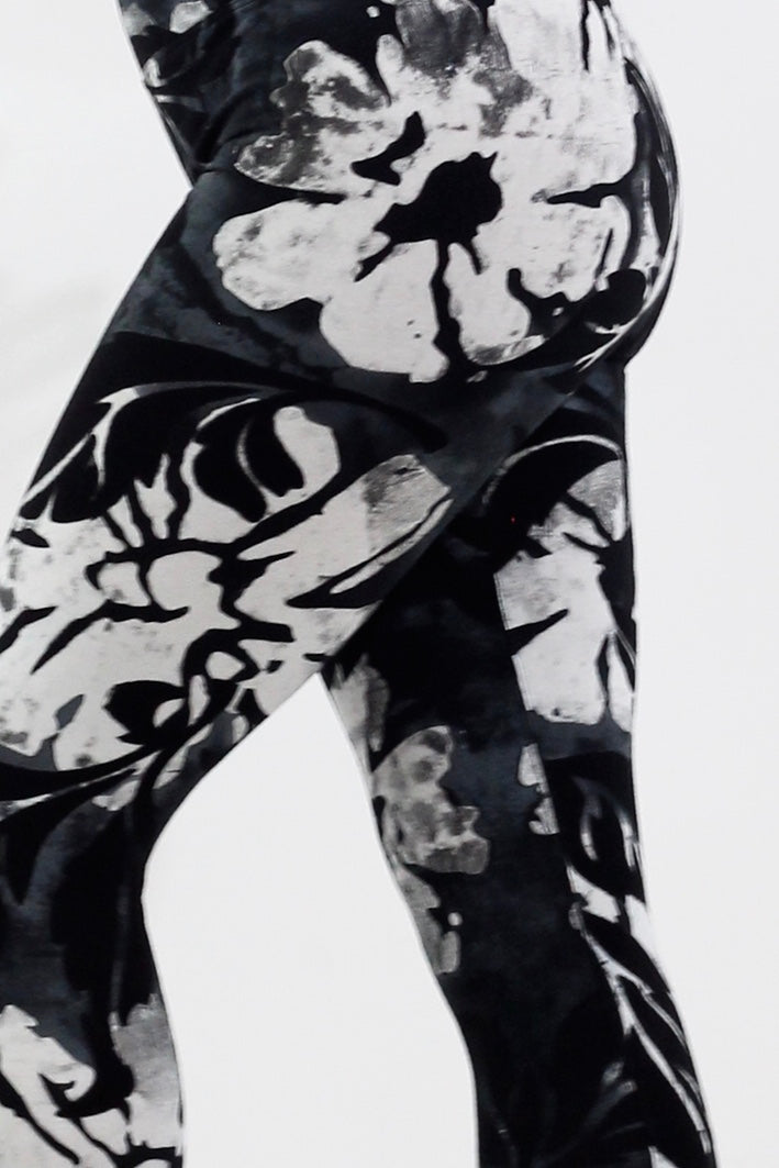 Hand Painted Leggings or Crops - Hula Nights