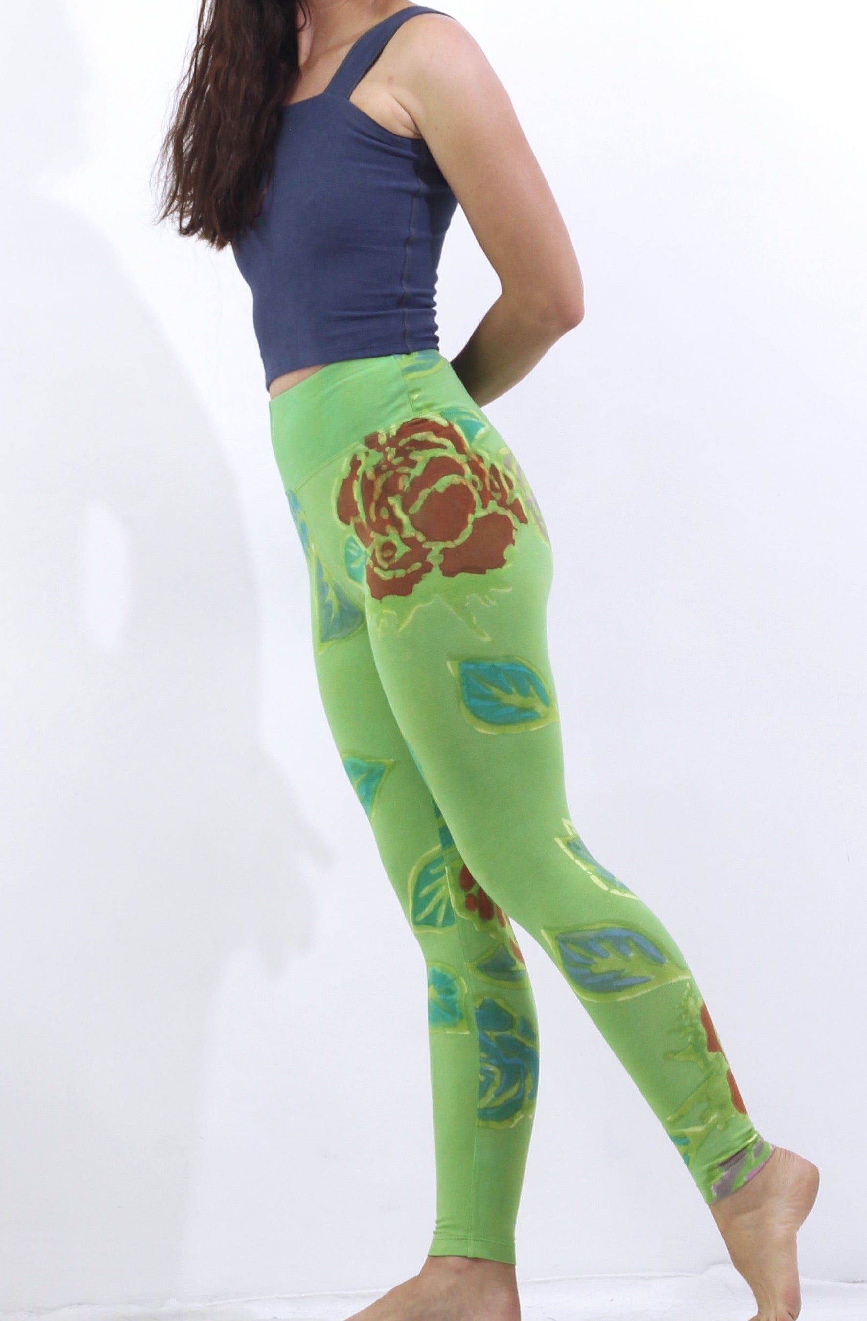 Hand Painted Leggings or Crops - Royal Wedding