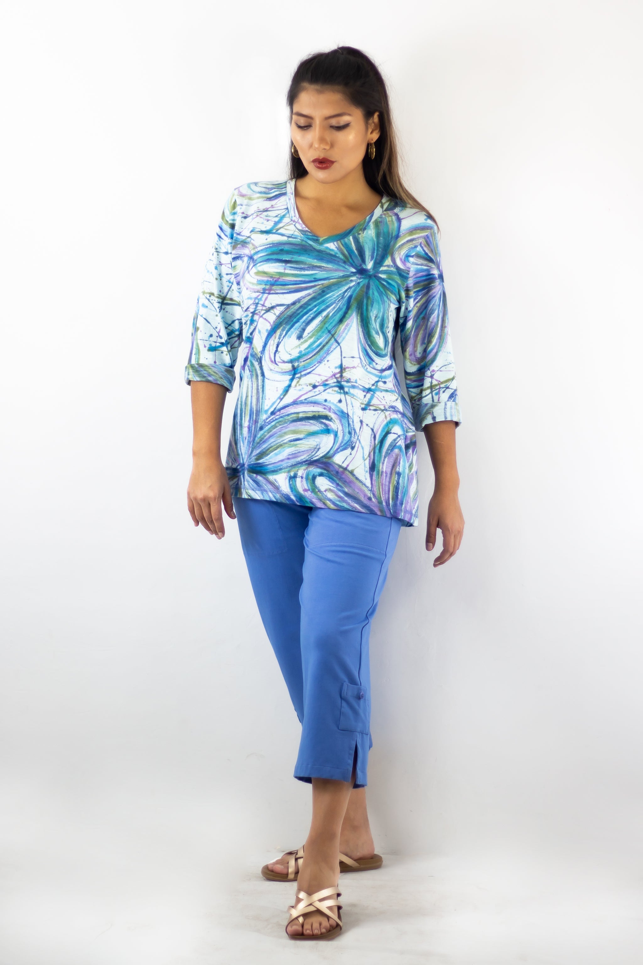 SVTee - Flower Power Blues