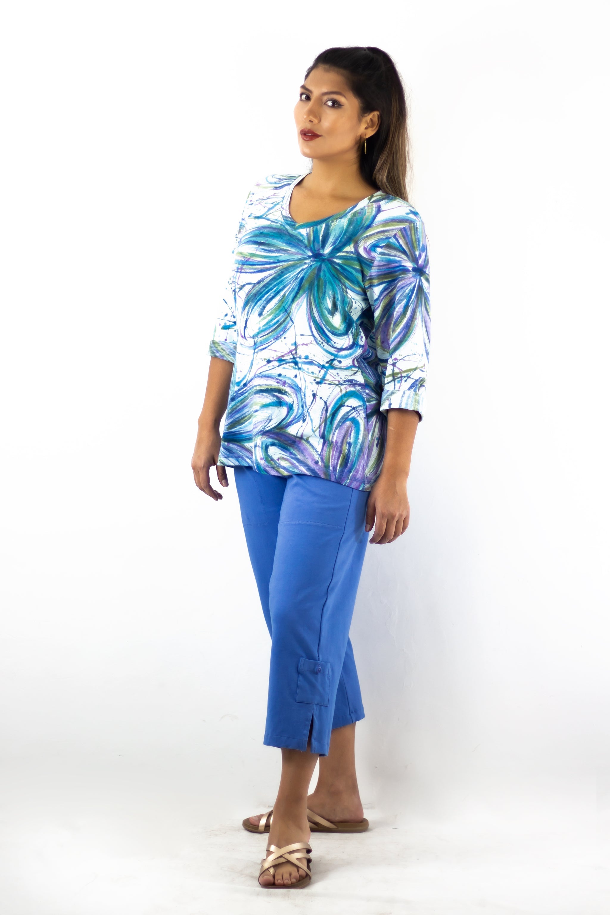 SVTee - Flower Power Blues