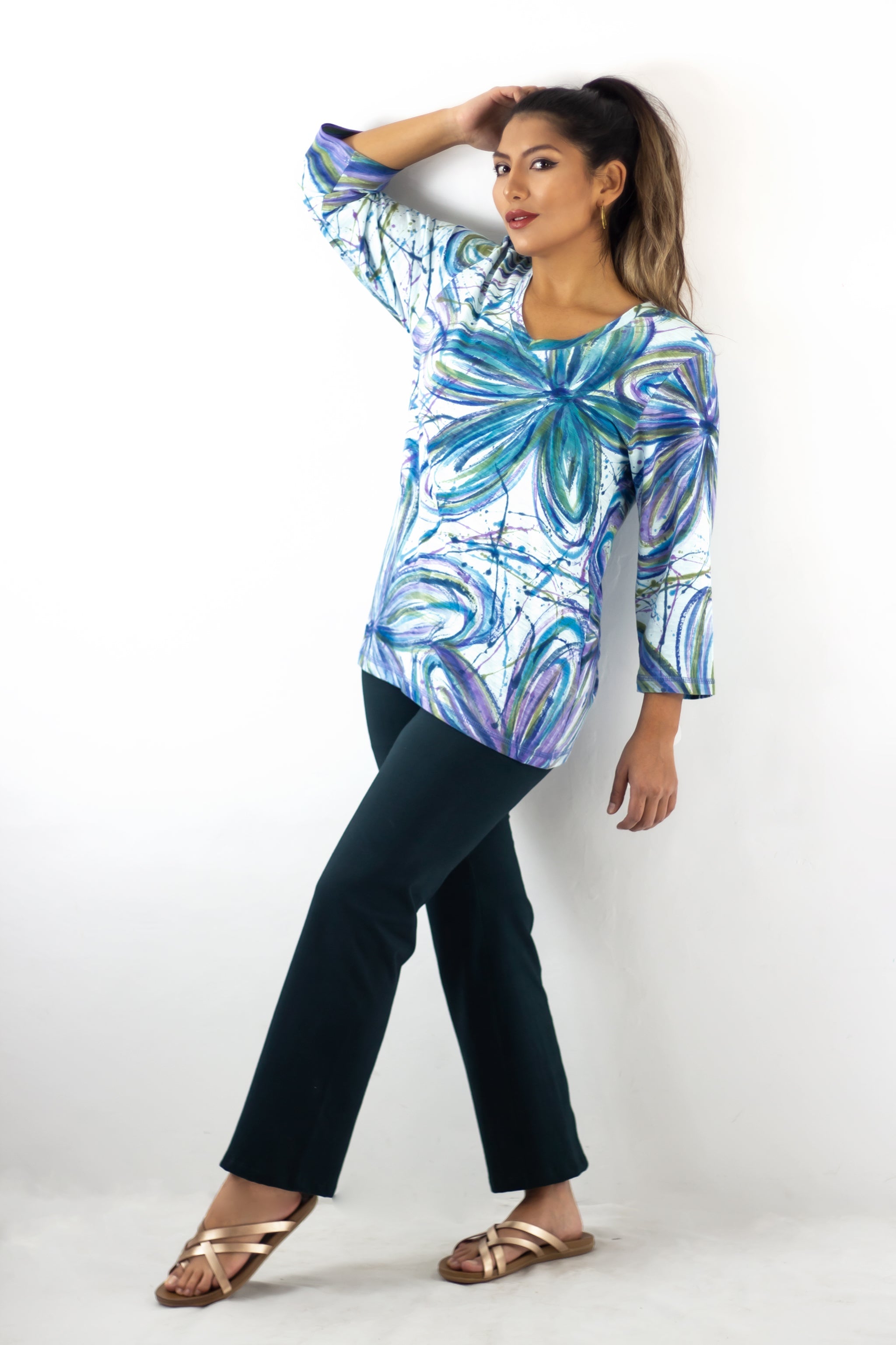 SVTee - Flower Power Blues