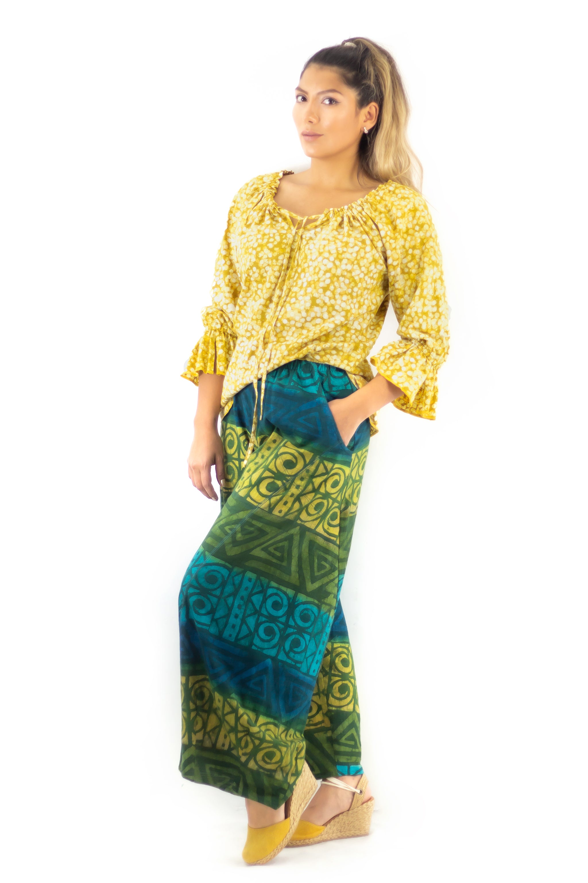 Peasant Blouse J139 - Particulars Golden