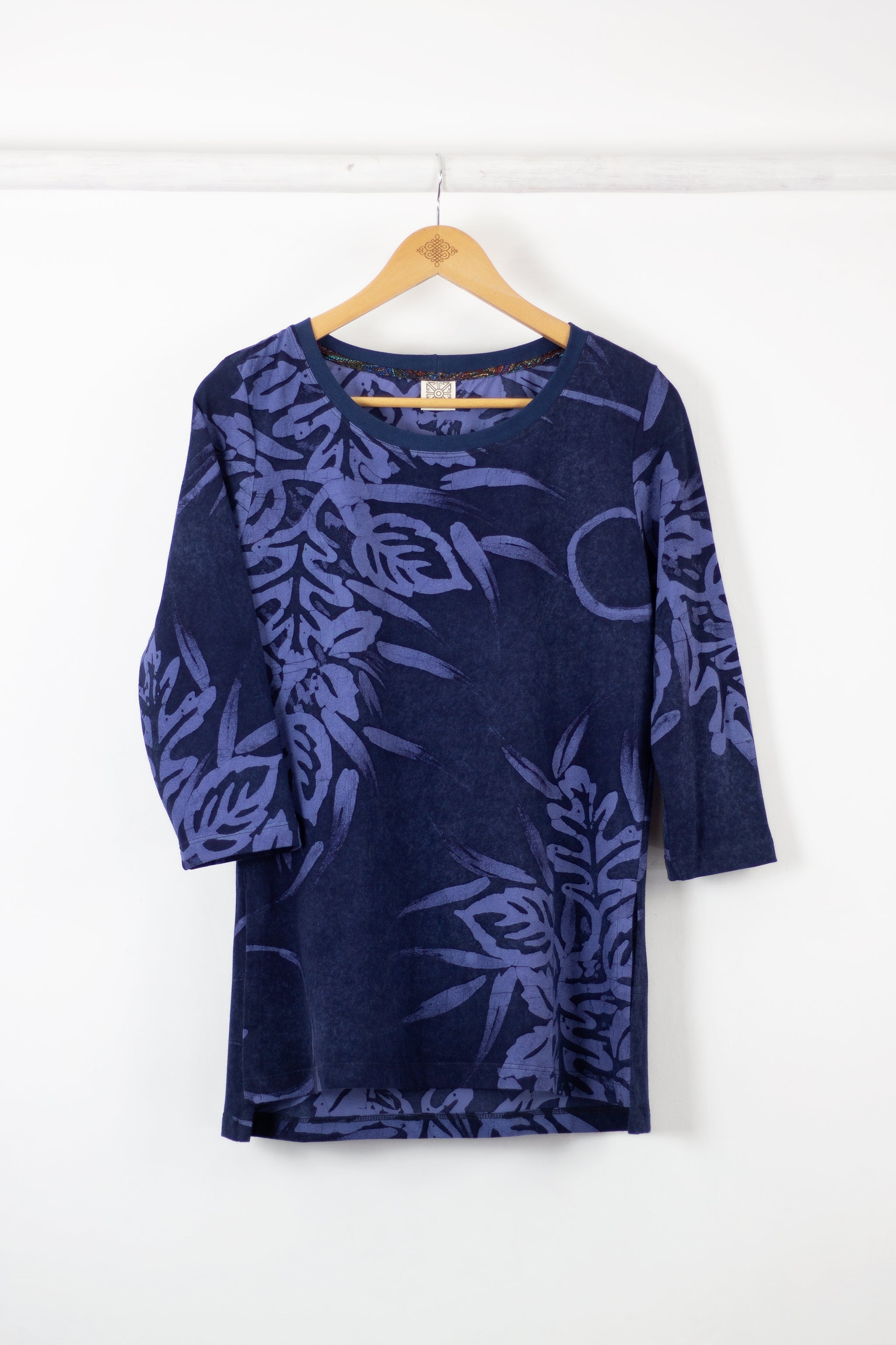 Sara Tee 3/4 - Oaked Blue