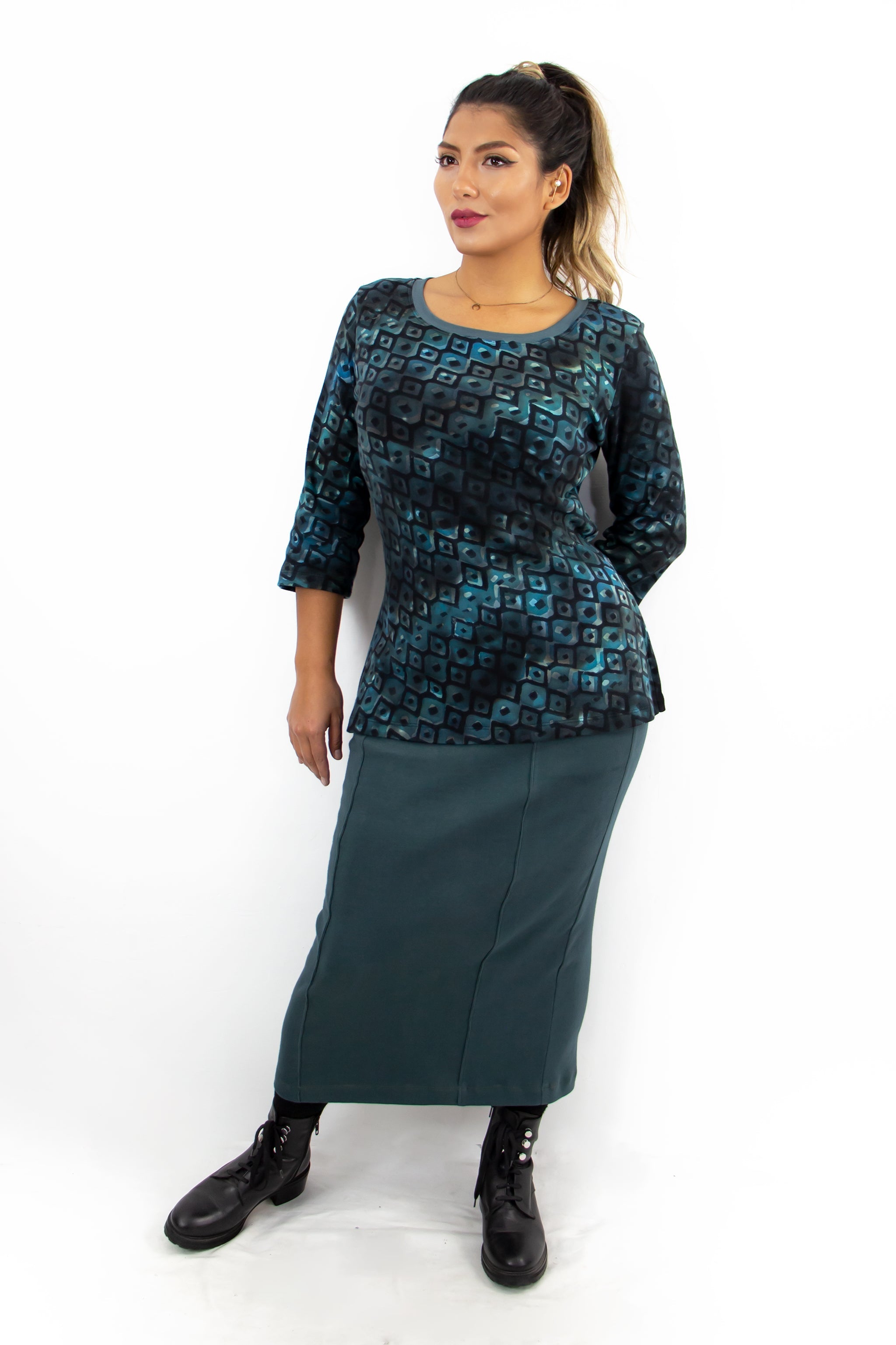 Pencil Skirt - Deep Spruce