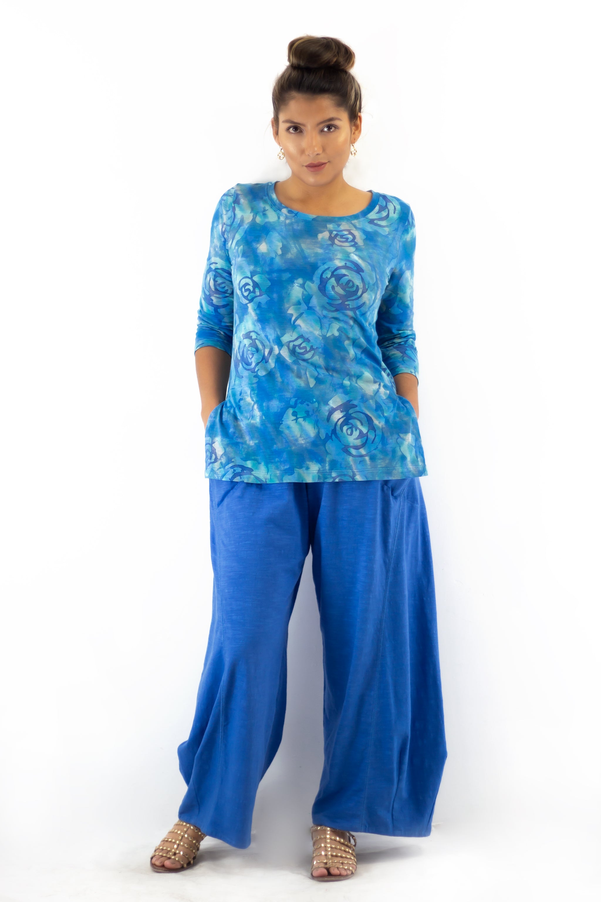 Sara Tee 3/4 J5056 - Camilla Blues