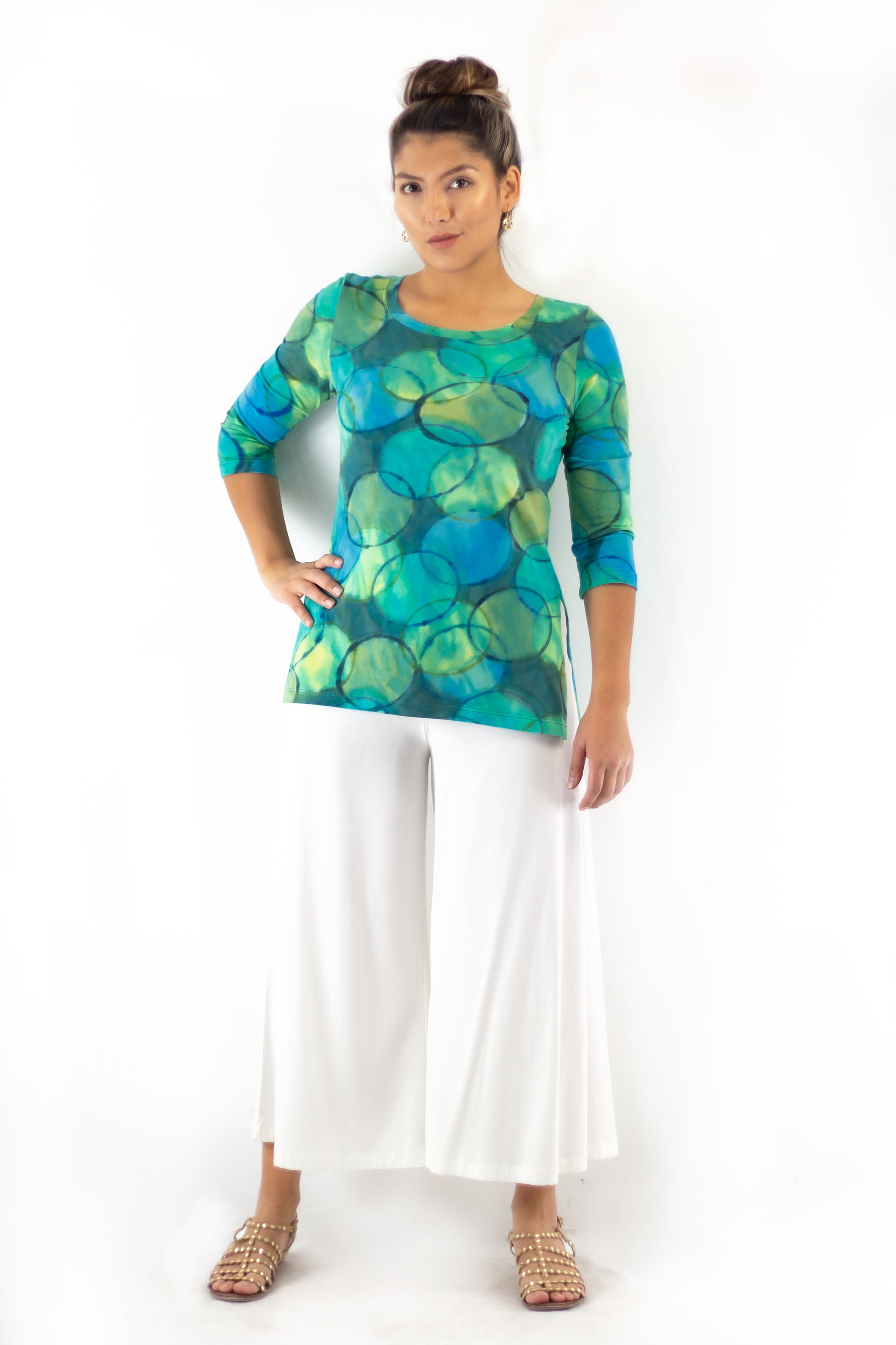 Sara Tee J5056 - Orbz Blue Verde