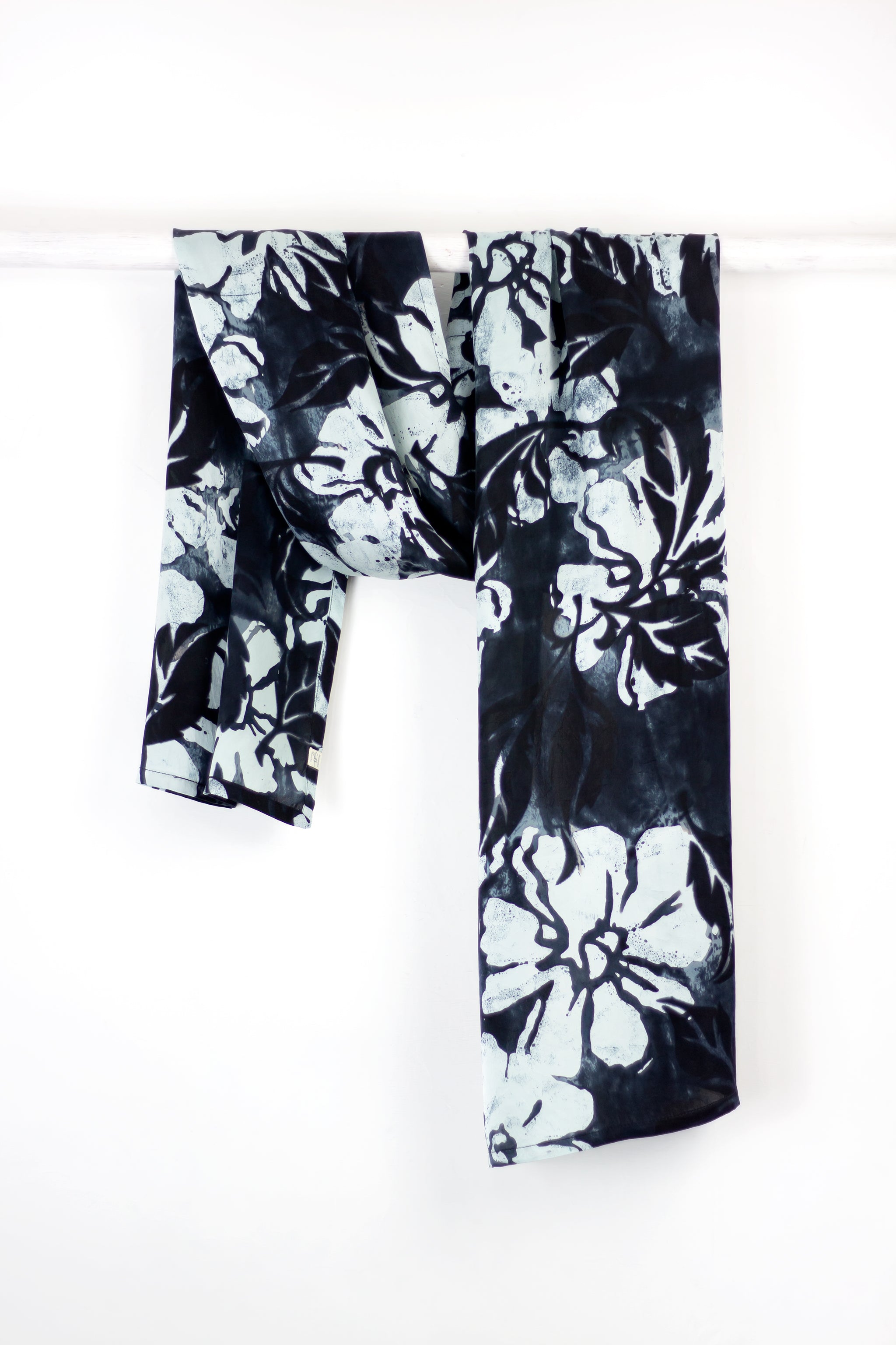 Hand Painted Silk Scarf - Hula Nights