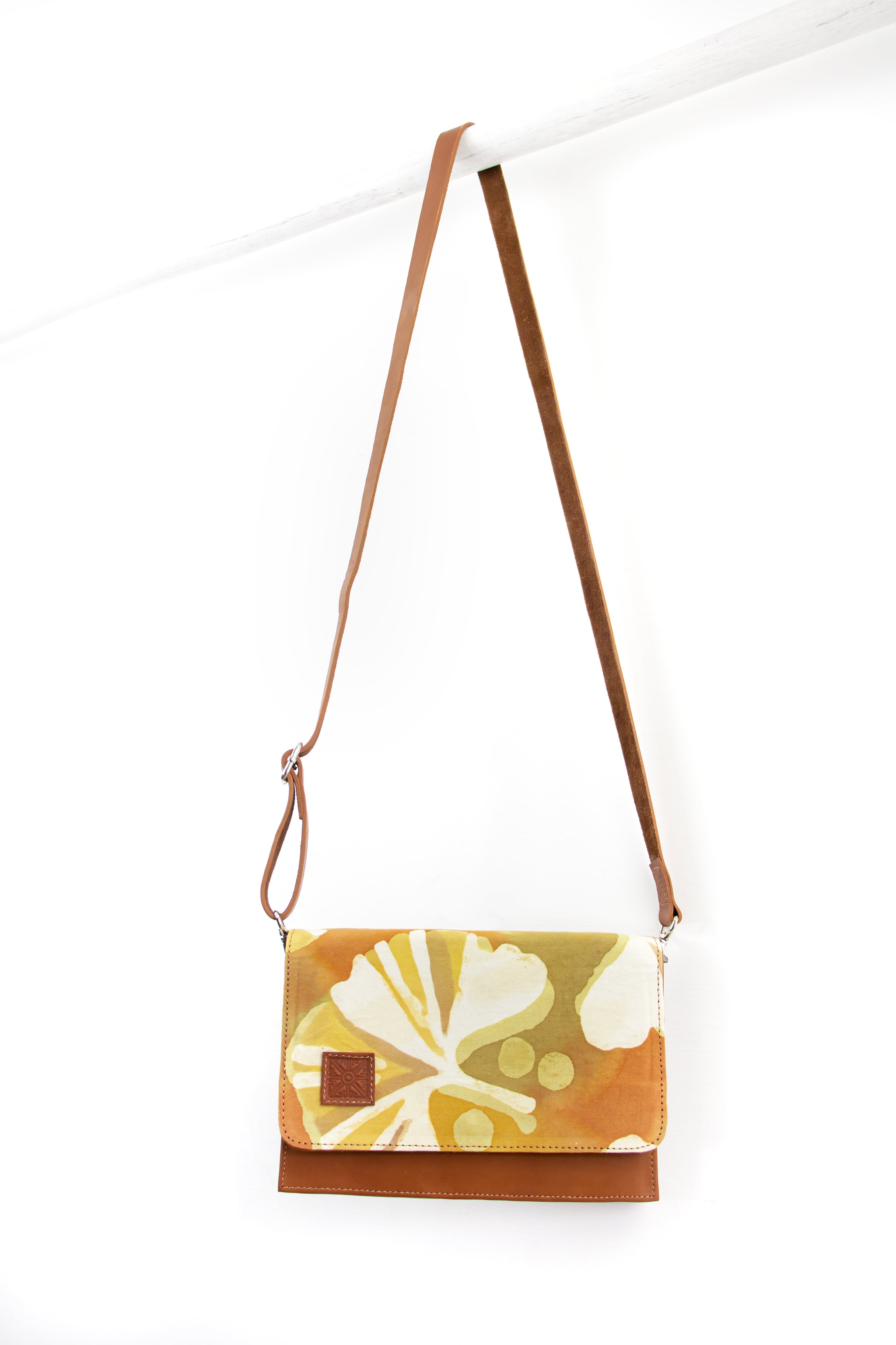Clutch Purse - Cross Body - Ginkgo Golden